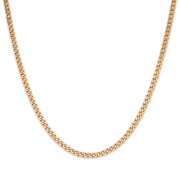 Antique Freed & Peikes 14k Rosy Yellow Gold 2.5mm Wonderful Classic Chain 19.5