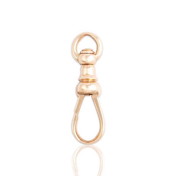 Antique 10k Yellow Gold Functional Dog Clip Charm Holder Charm / Pendant
