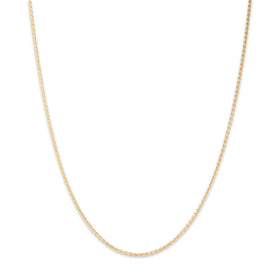 Vintage 14k Yellow Gold 1.45mm Essential Cable Chain 18"