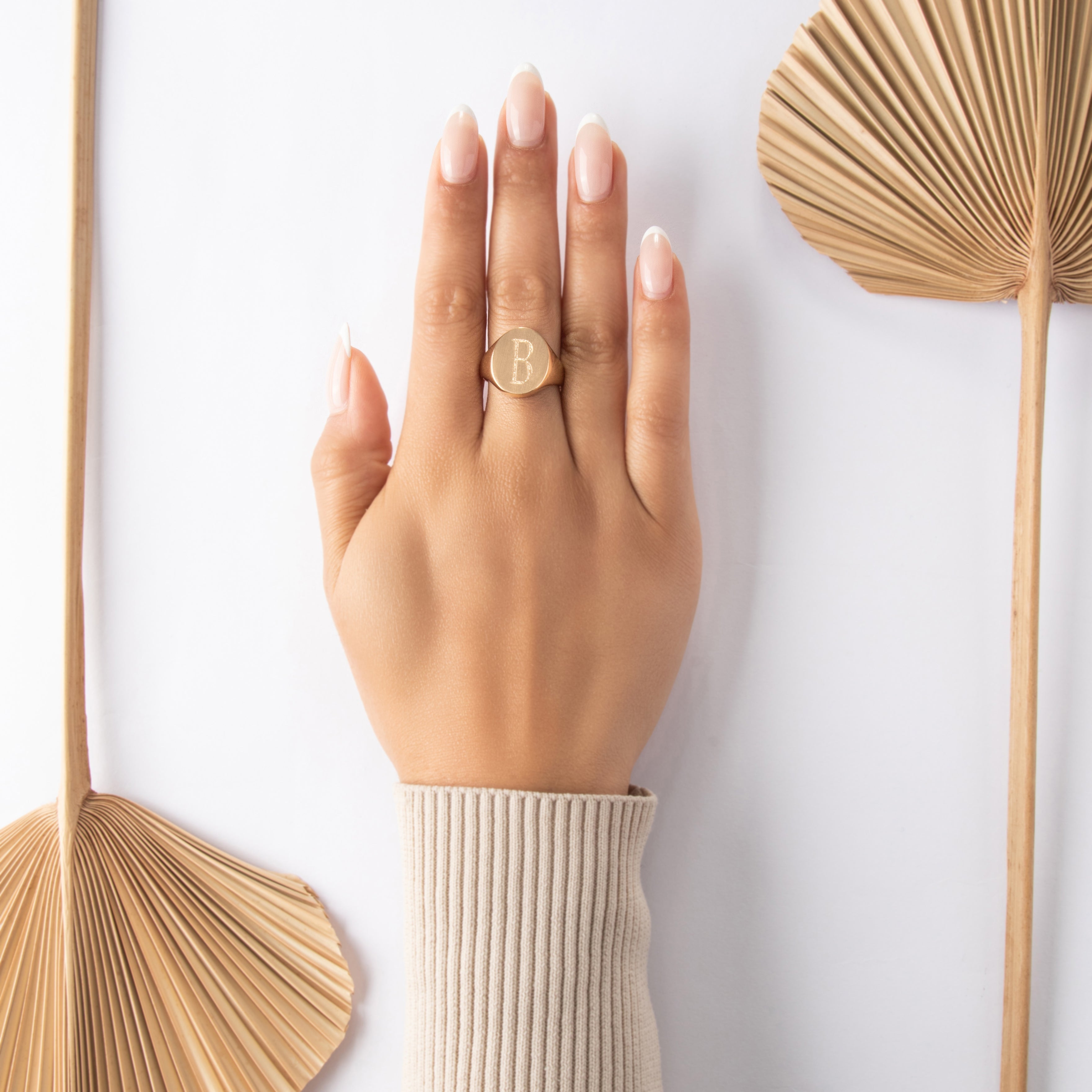 Vintage Heavy 14k Yellow Gold Brushed 