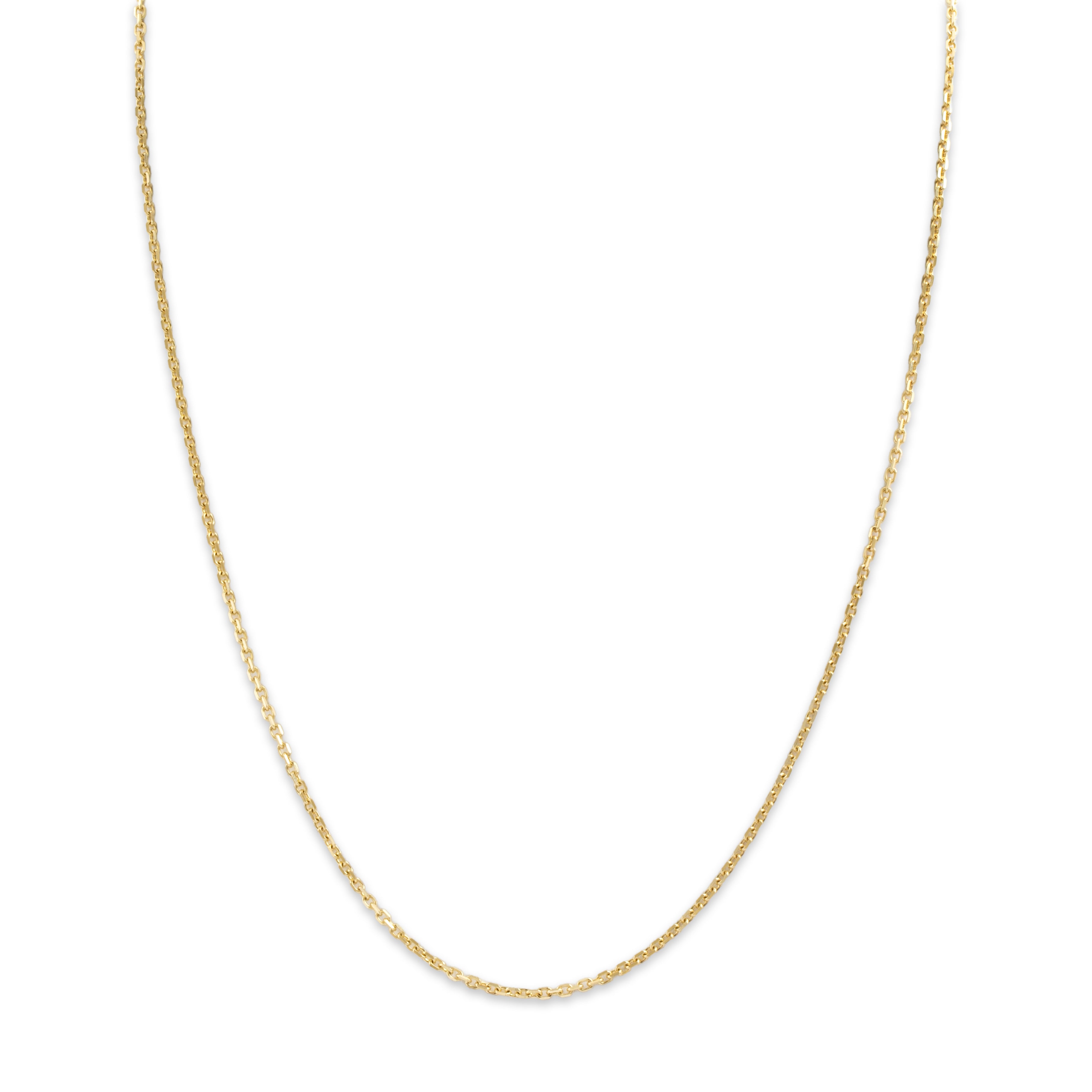 Estate 14k Yellow Gold Cable 1.5mm Chain 16