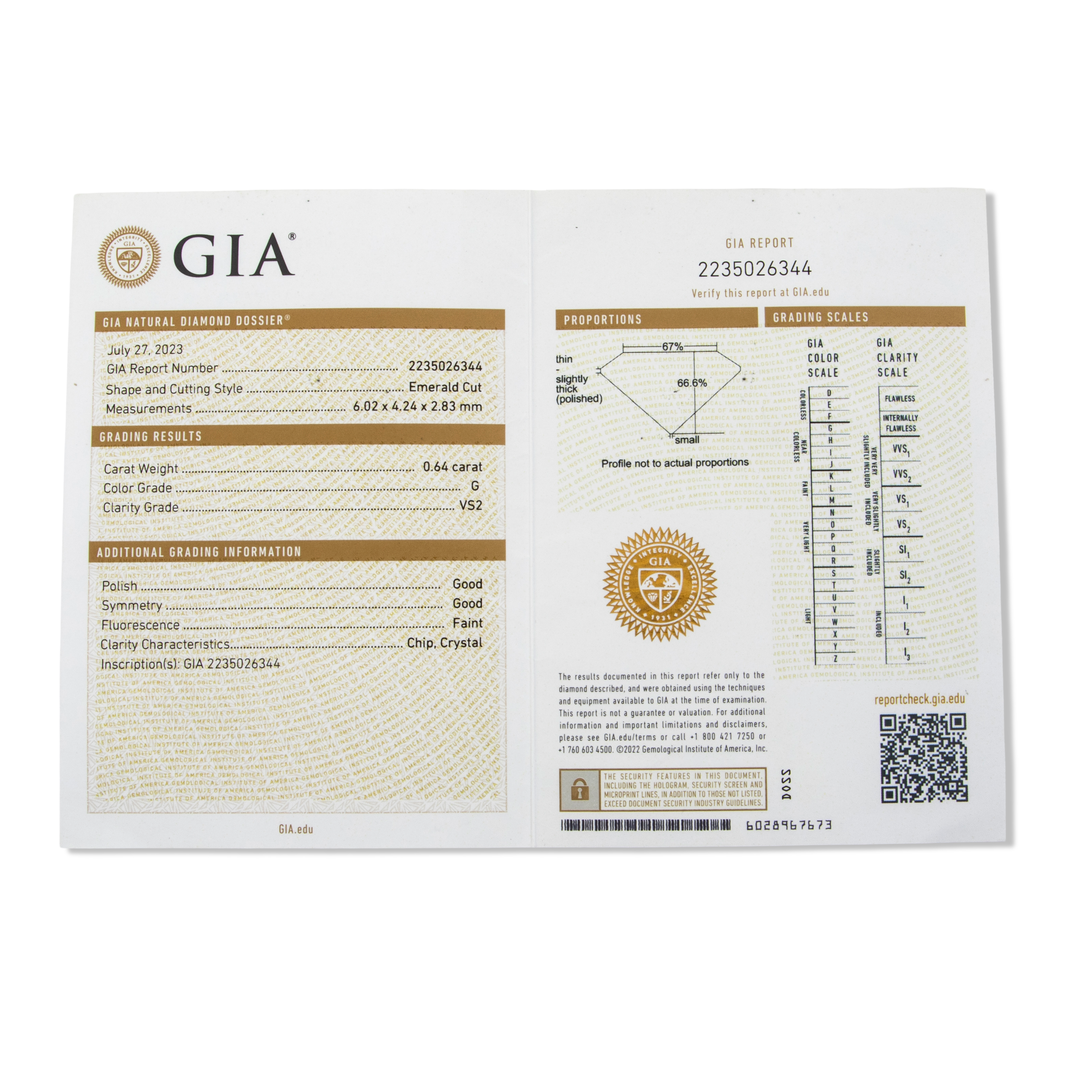 Vintage 14k White Gold 1cttw Diamond GIA East-West Emerald-Cut Ring - detail view #1