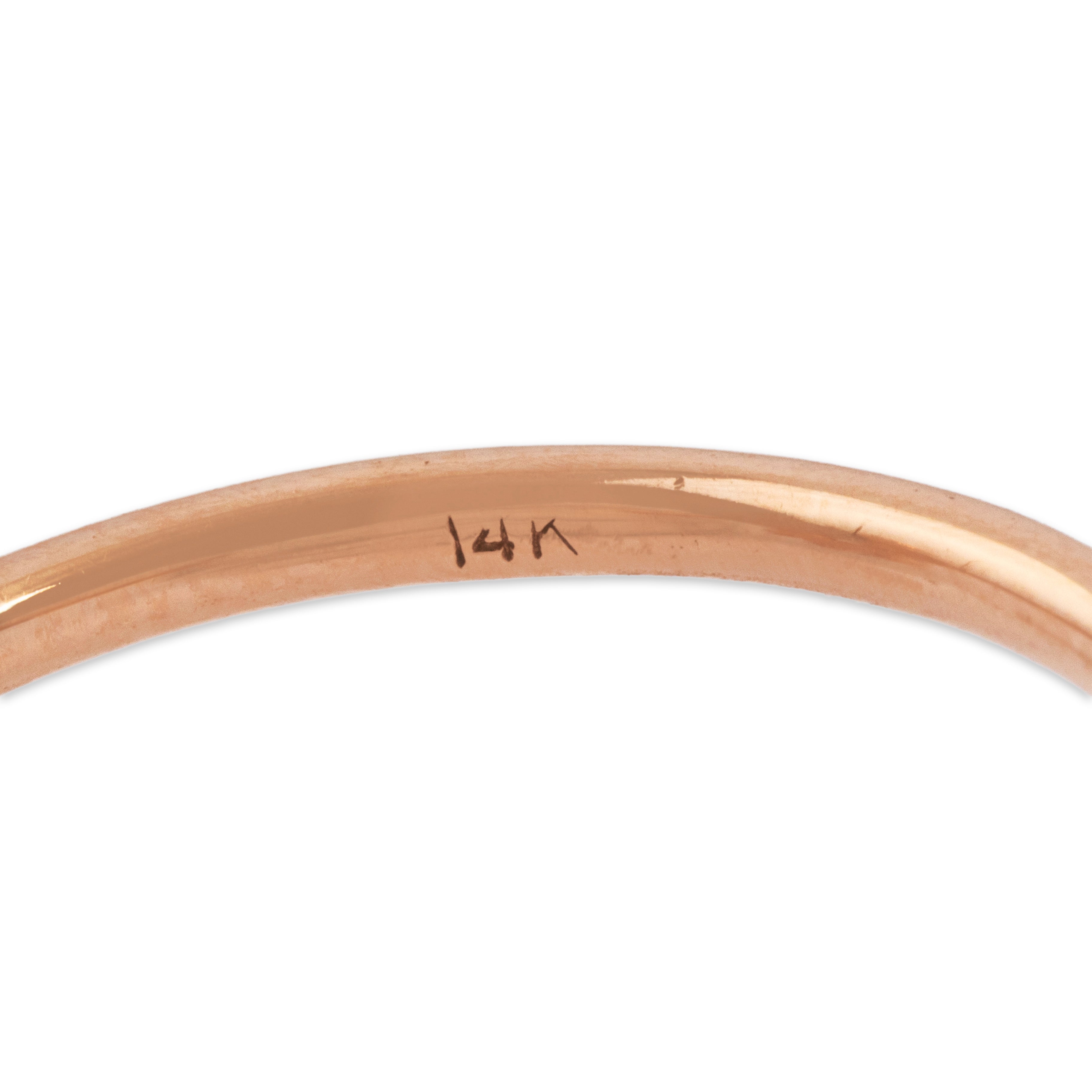 Estate 14k Rose Gold .738cttw Diamond Mystical Hexagonal Ring  - Hallmark view