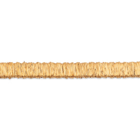 Vintage 14k Rose & Yellow Gold Sinuous Wrapped Wire Bracelet 7"