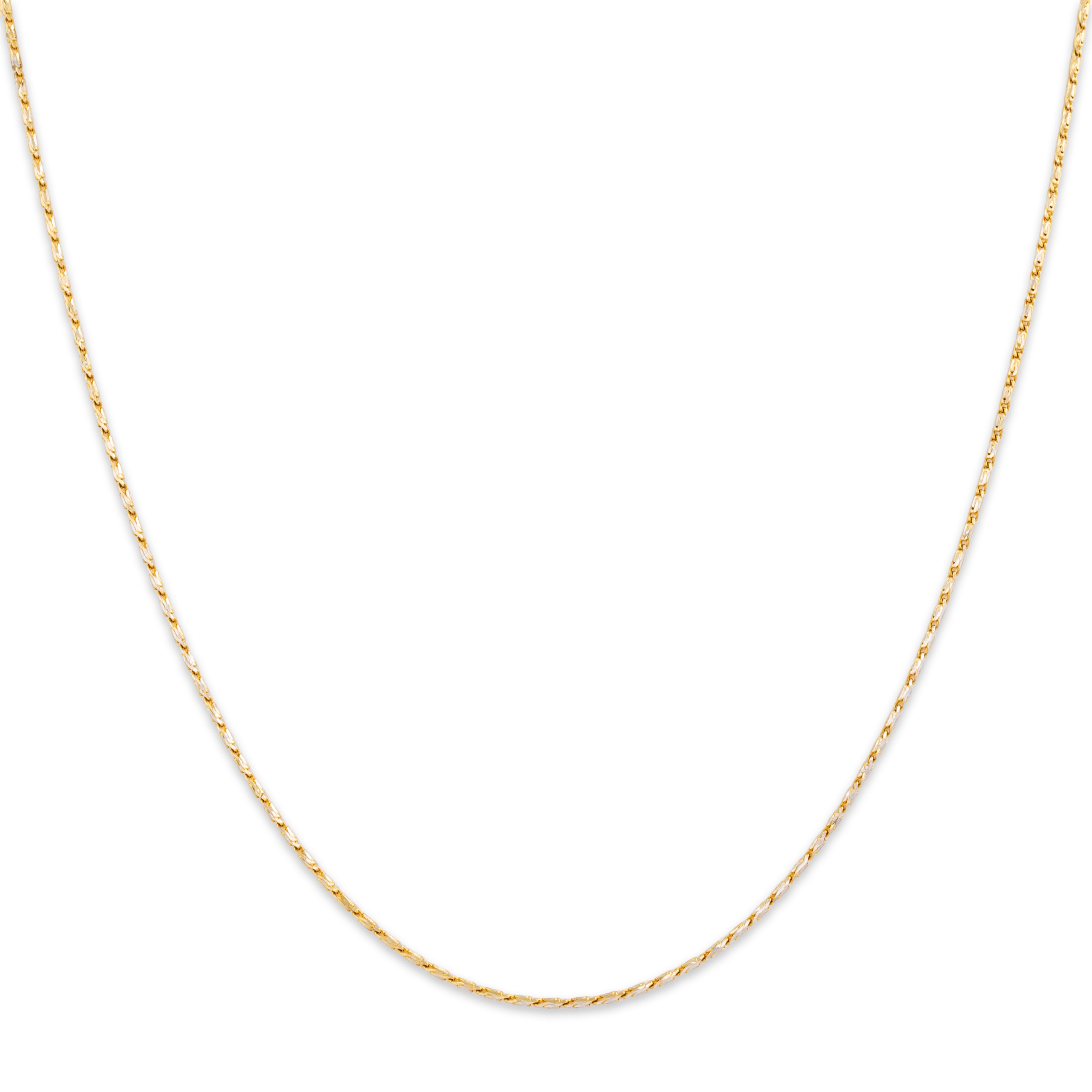 Vintage 14k Yellow Gold Everyday Necklace - Close-up view
