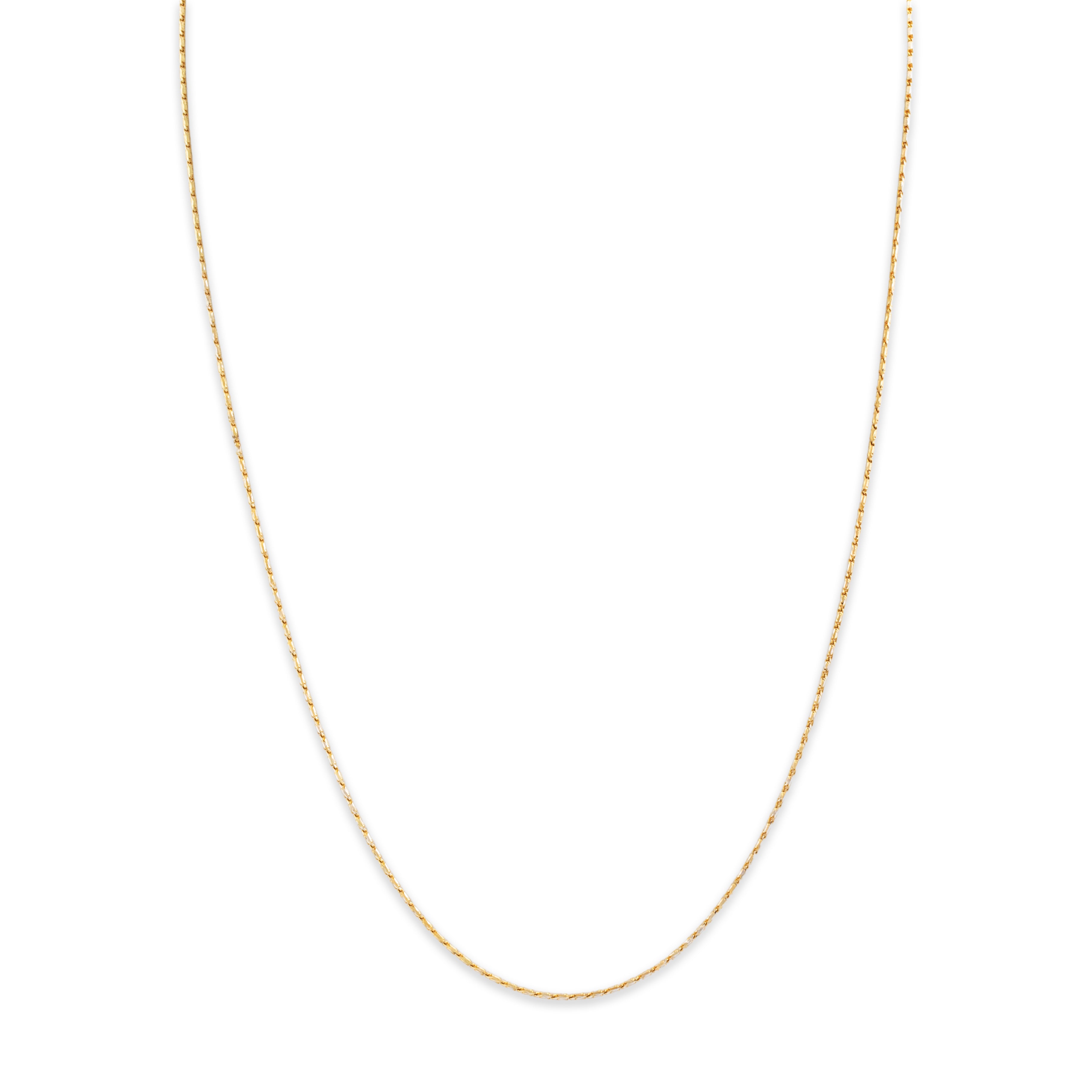 Vintage 14k Yellow Gold Everyday Necklace - detail view #1