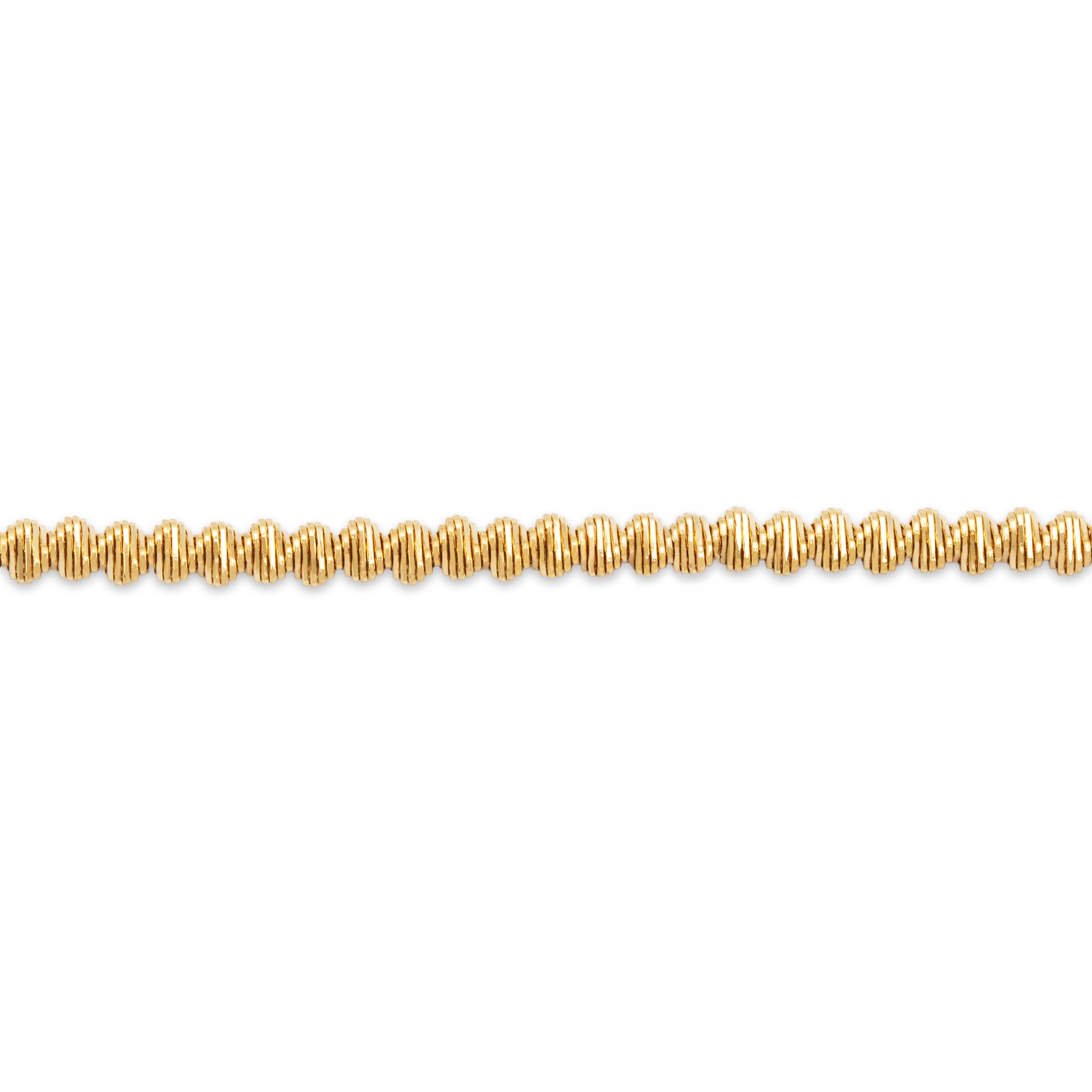 Vintage 14k Yellow Gold Fluid Zig Zag Bracelet 6.5