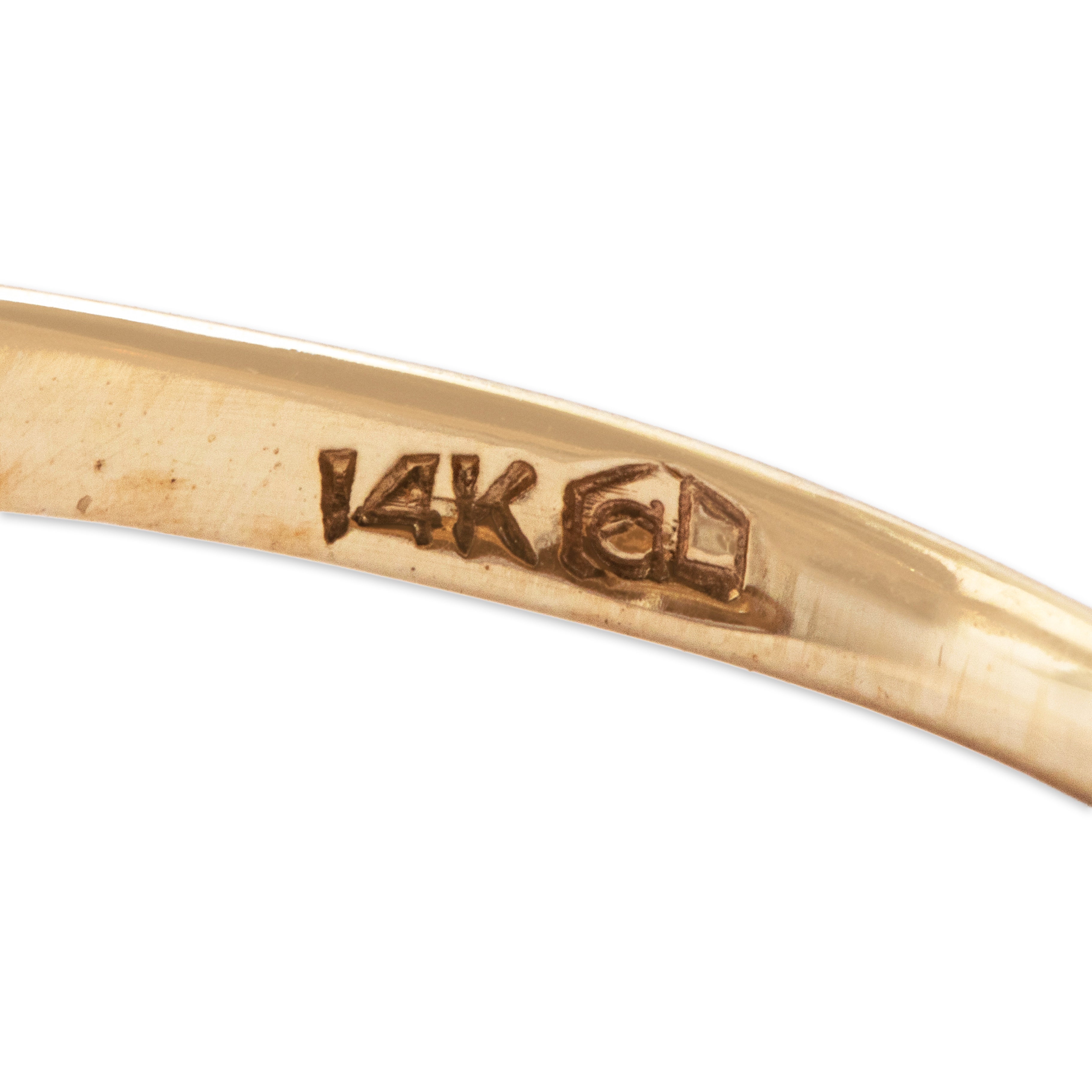 Vintage 14k Yellow Gold 1.0cttw Diamond 