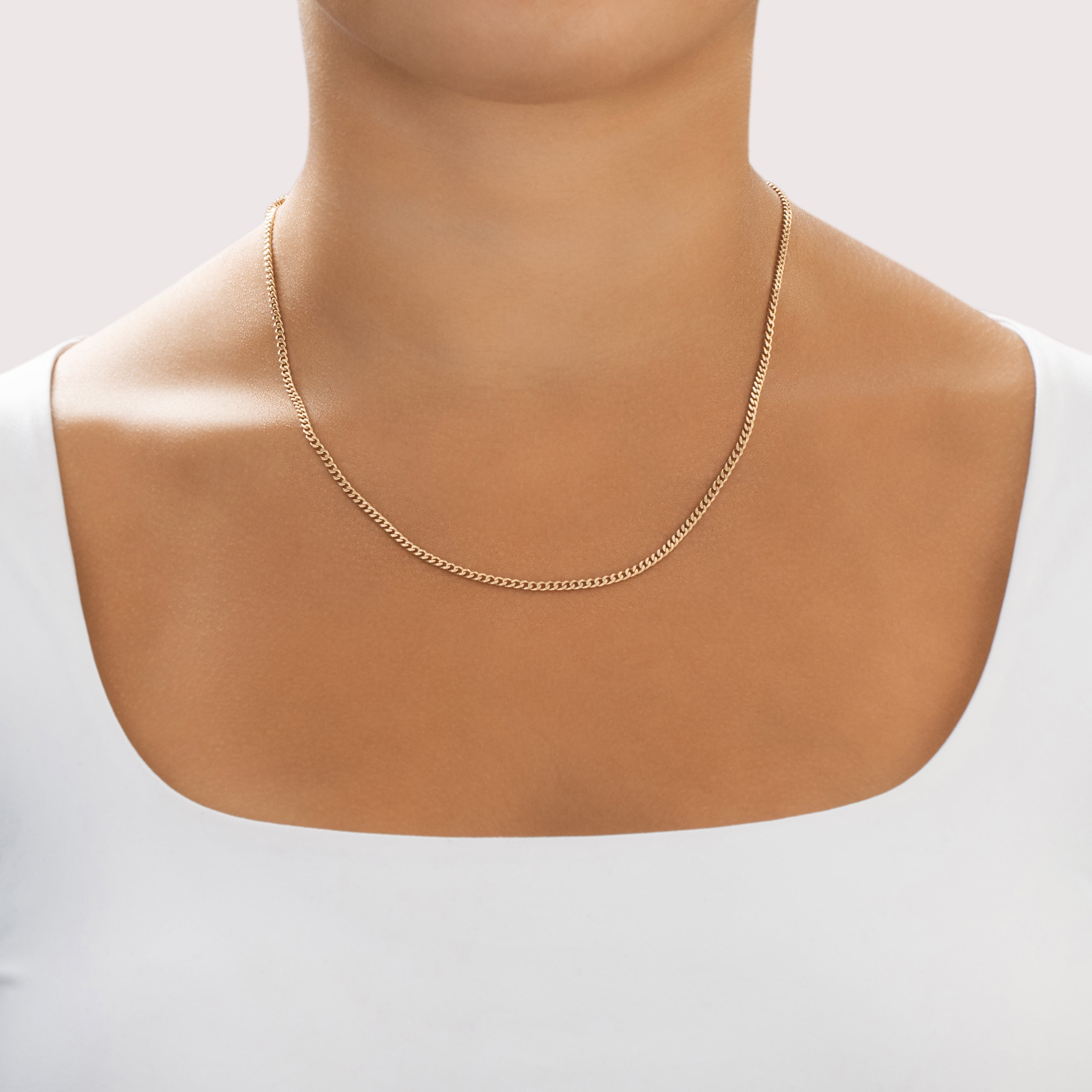 Antique Freed & Peikes 14k Rosy Yellow Gold 2.5mm Wonderful Classic Chain 19.5