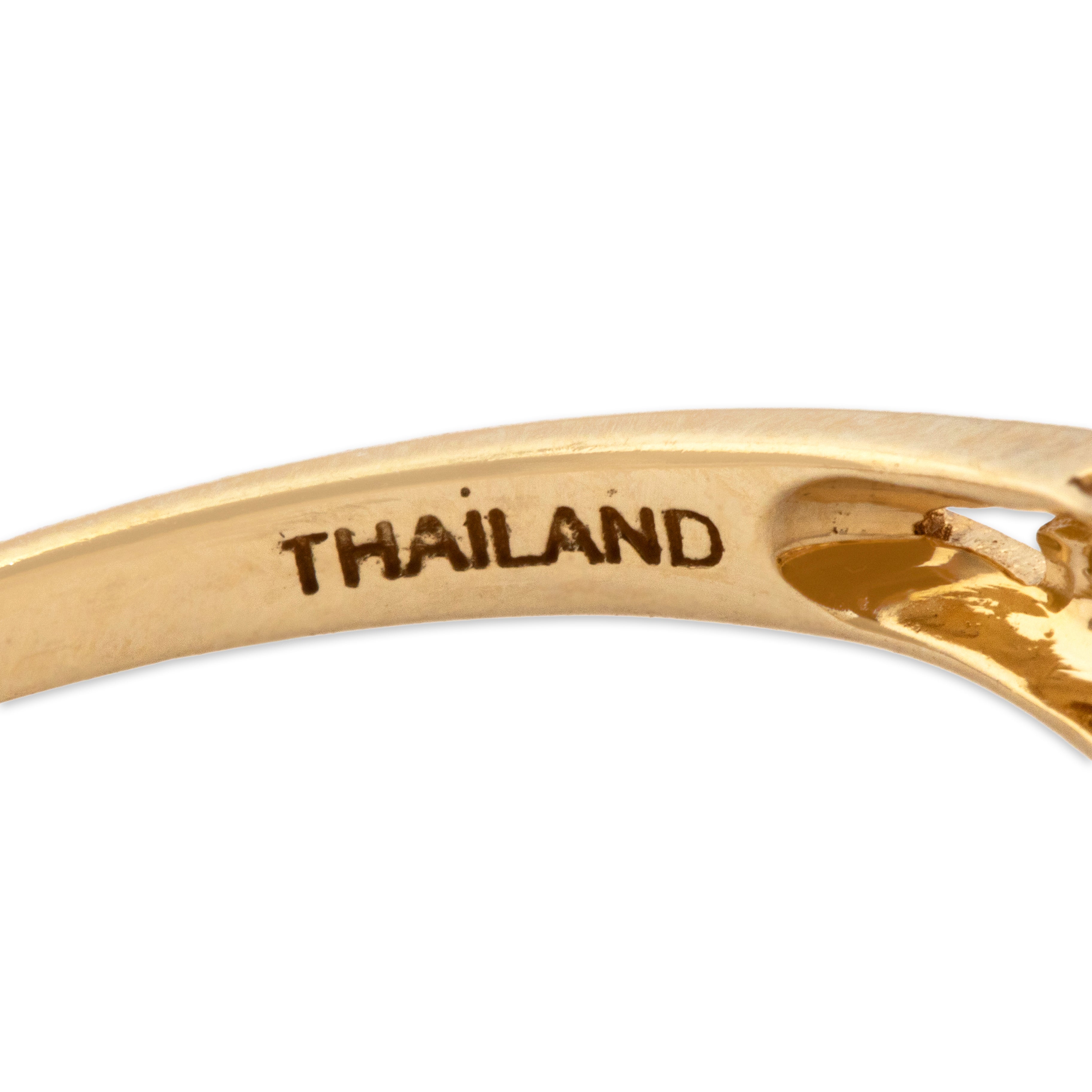 Vintage 14k Yellow Gold 1.24cttw Pink Tourmaline Pink Sapphire Perfectly Pink Multi-Cut Trio Halo Ring - Hallmark view