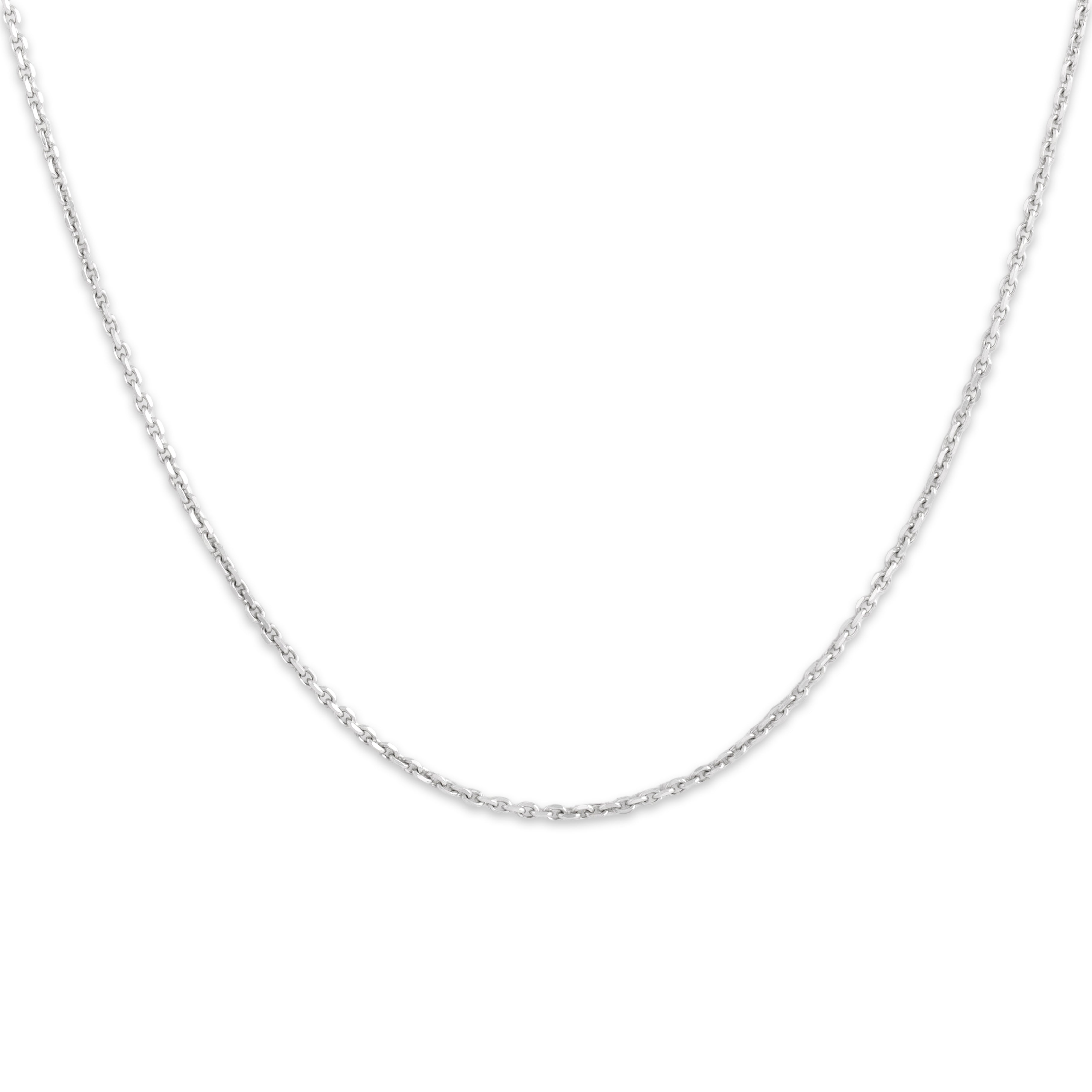 Estate Kendra Scott 14k White Gold Classic Cable Chain Necklace - detail view #1
