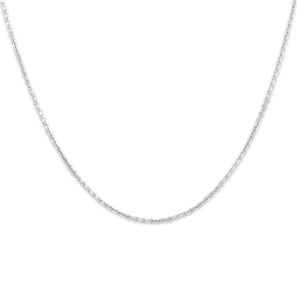 Estate Kendra Scott 14k White Gold Classic Adjustable Cable Chain 16-18