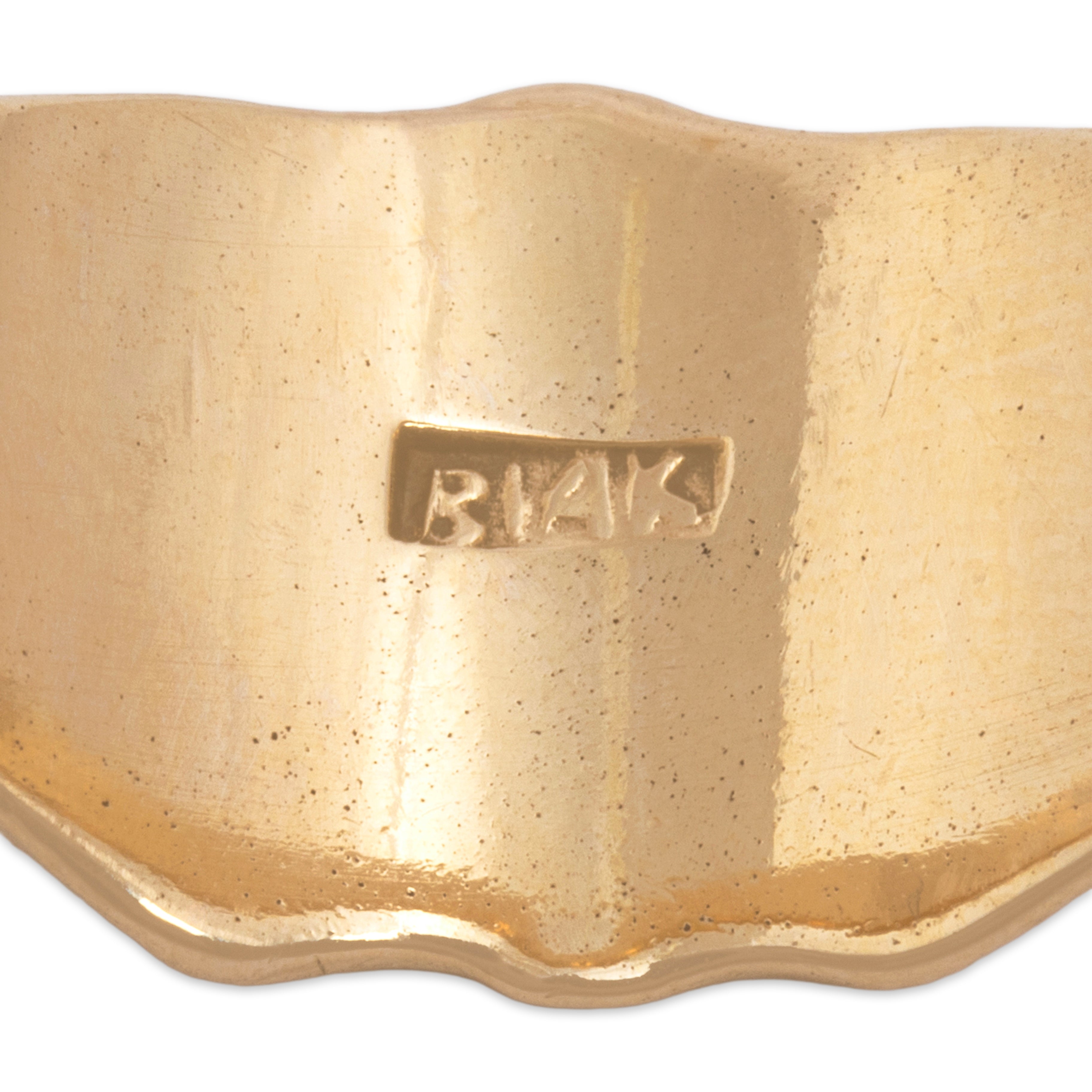 Antique Victorian 14k Yellow Gold Bold Scrolling Monogram Signet Ring 9.75