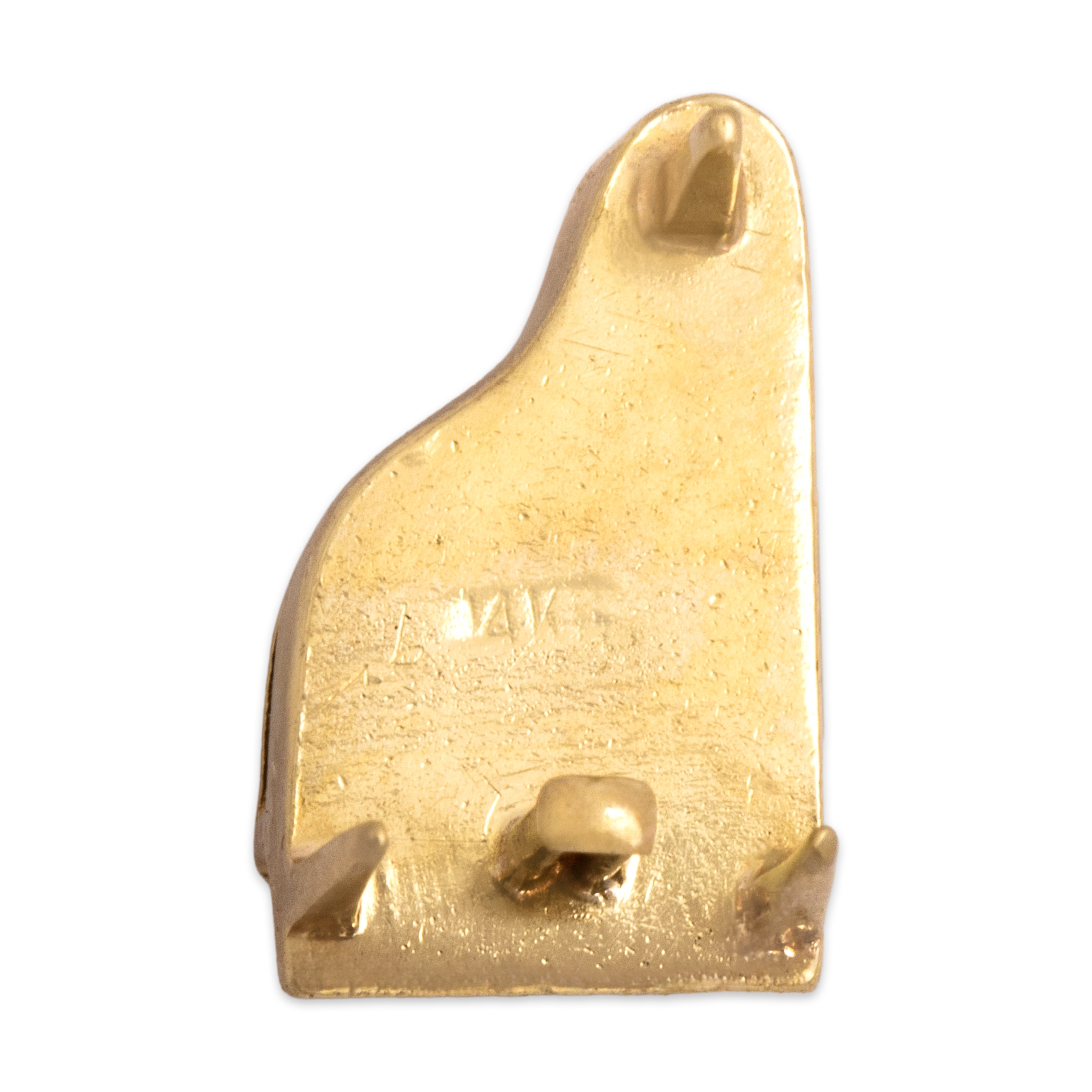 Vintage 14k Yellow Gold Grand Piano Charm / Pendant - Hallmark view