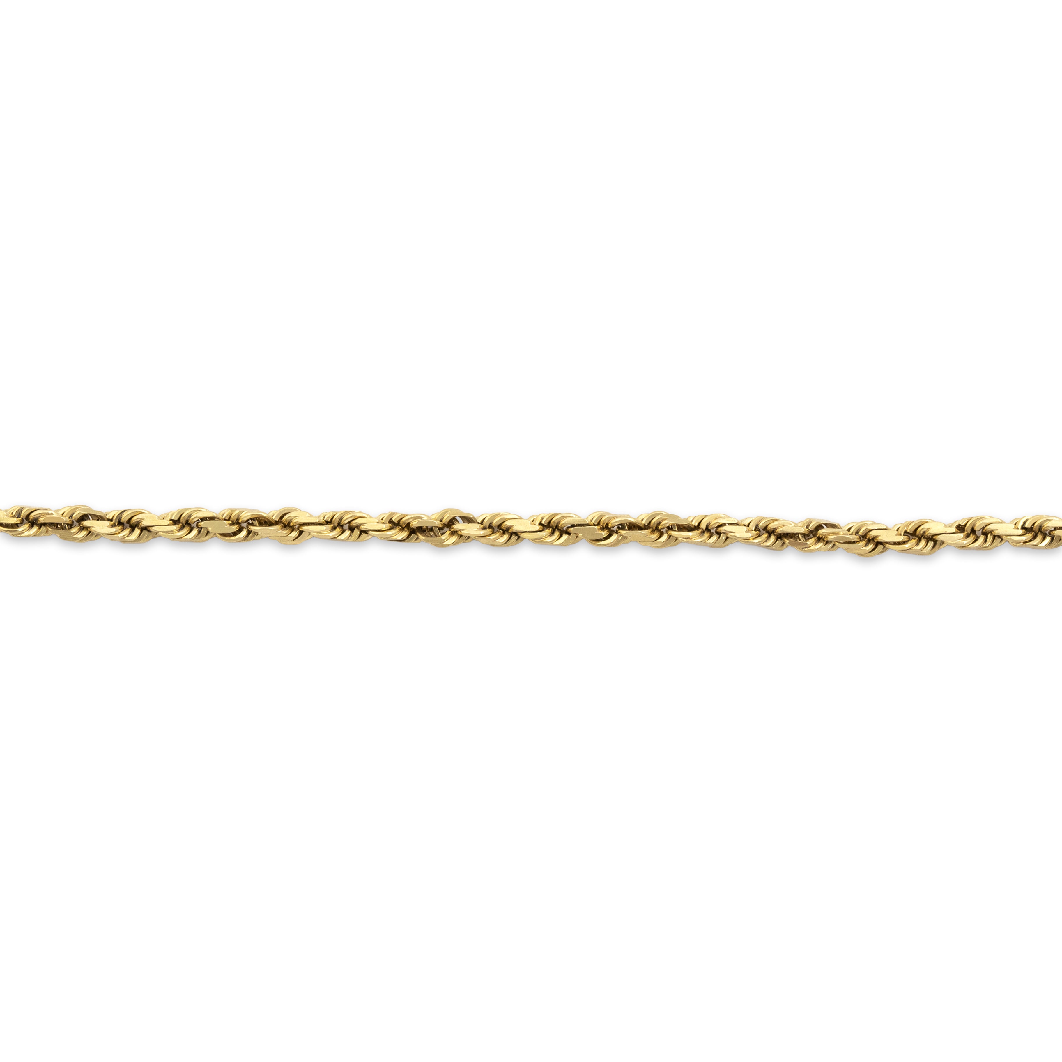Vintage 14k Yellow Gold Sleek Twisted Rope Bracelet - detail view #1