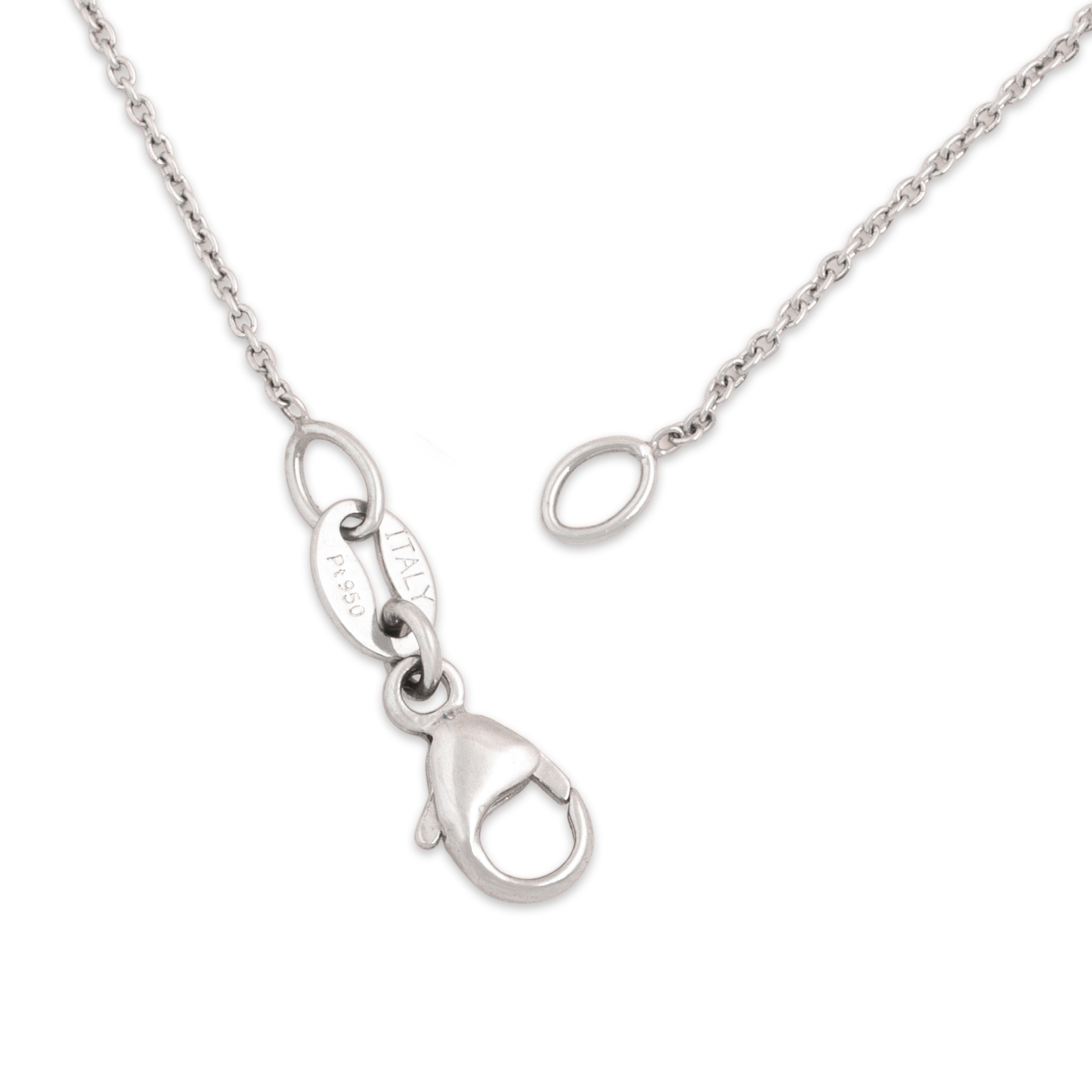 New Italian Platinum 2.27cttw Ruby Diamond Superb Pear Necklace 16.25-18.25