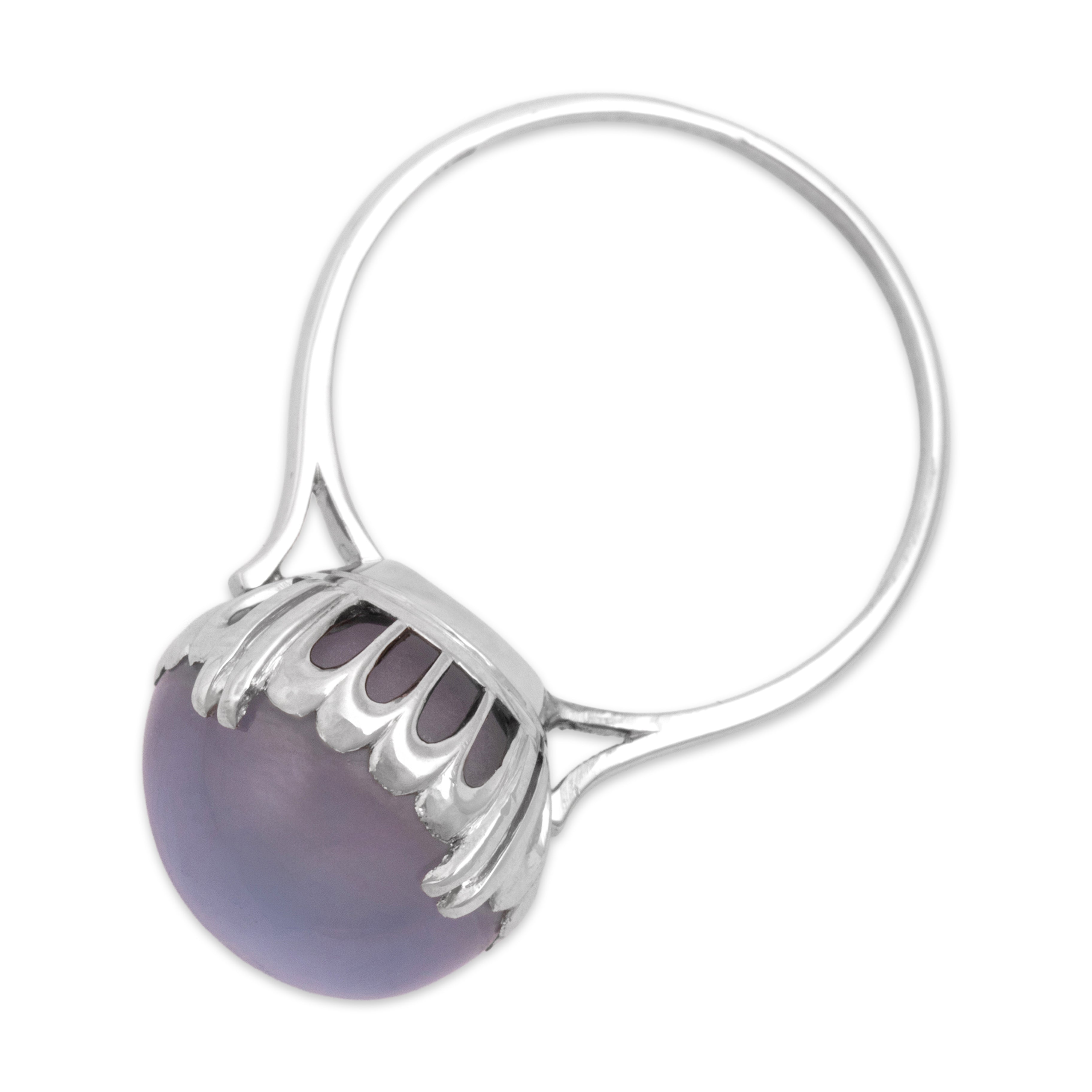 Antique Platinum 14.12ct Lavender Star Sapphire Mesmerizing Cabochon Ring 6.25