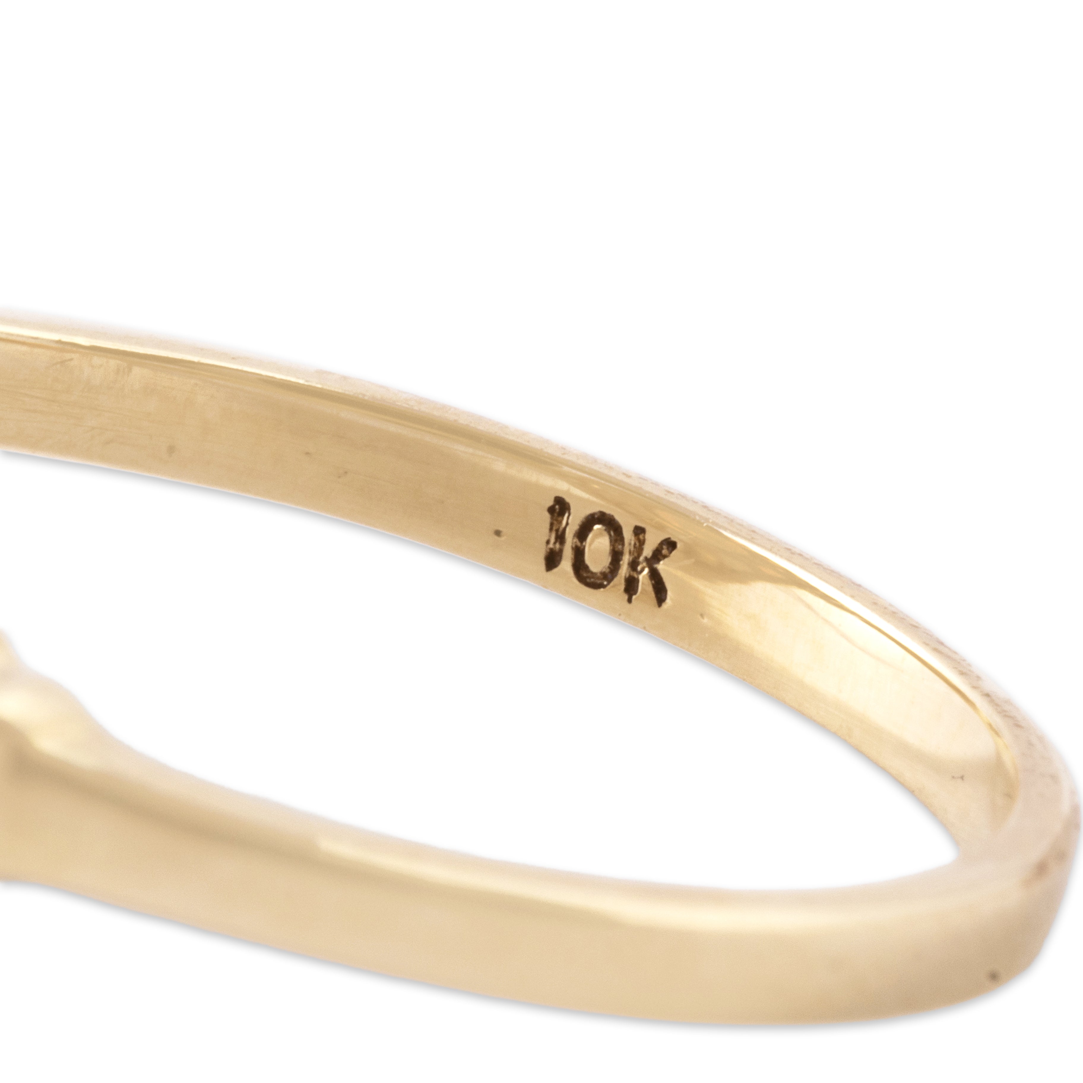 Vintage 10k Yellow Gold 1.01cttw Opal Diamond Elegant Iridescent Halo Ring 6.50