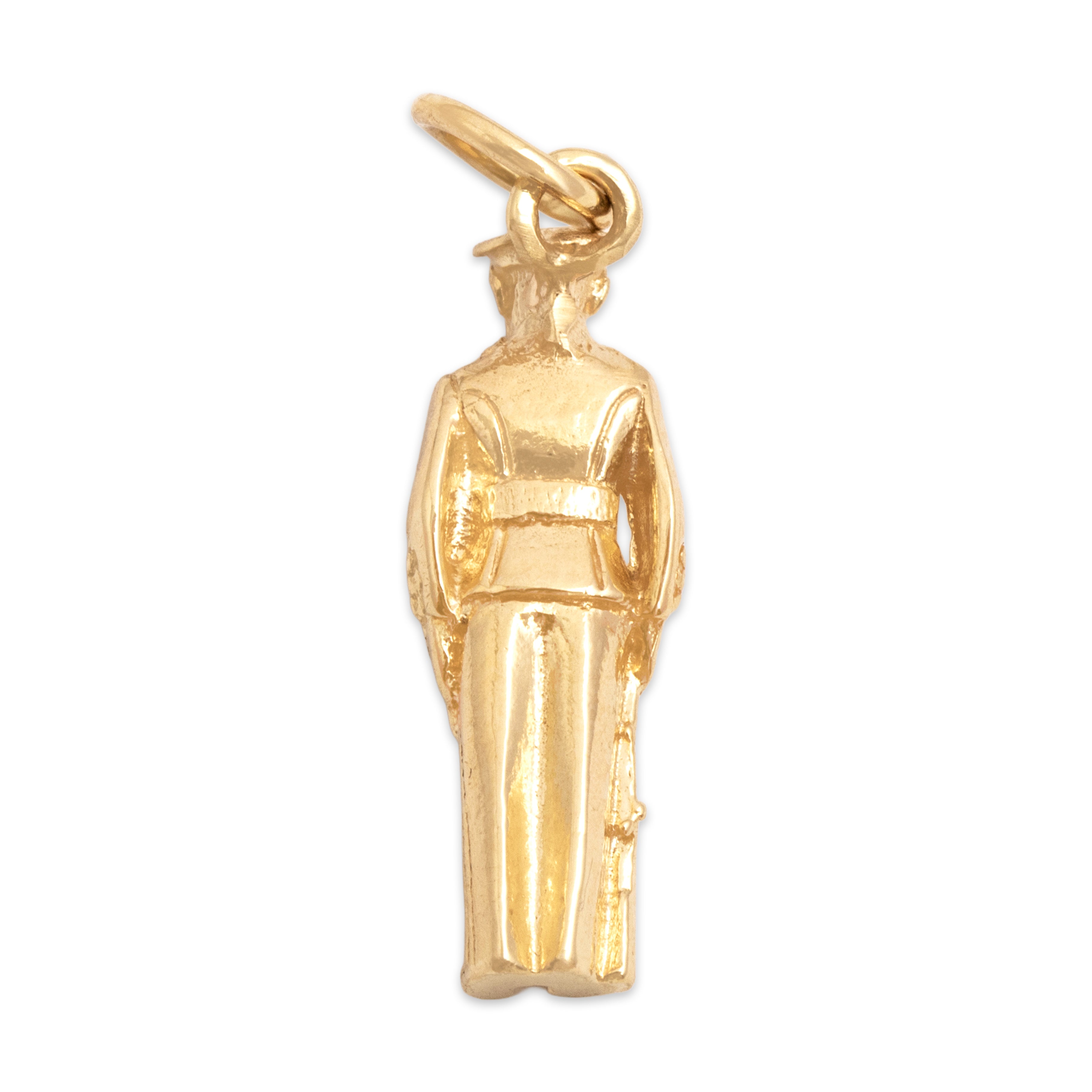 Vintage 14k Yellow Gold Figural Police Officer Charm / Pendant