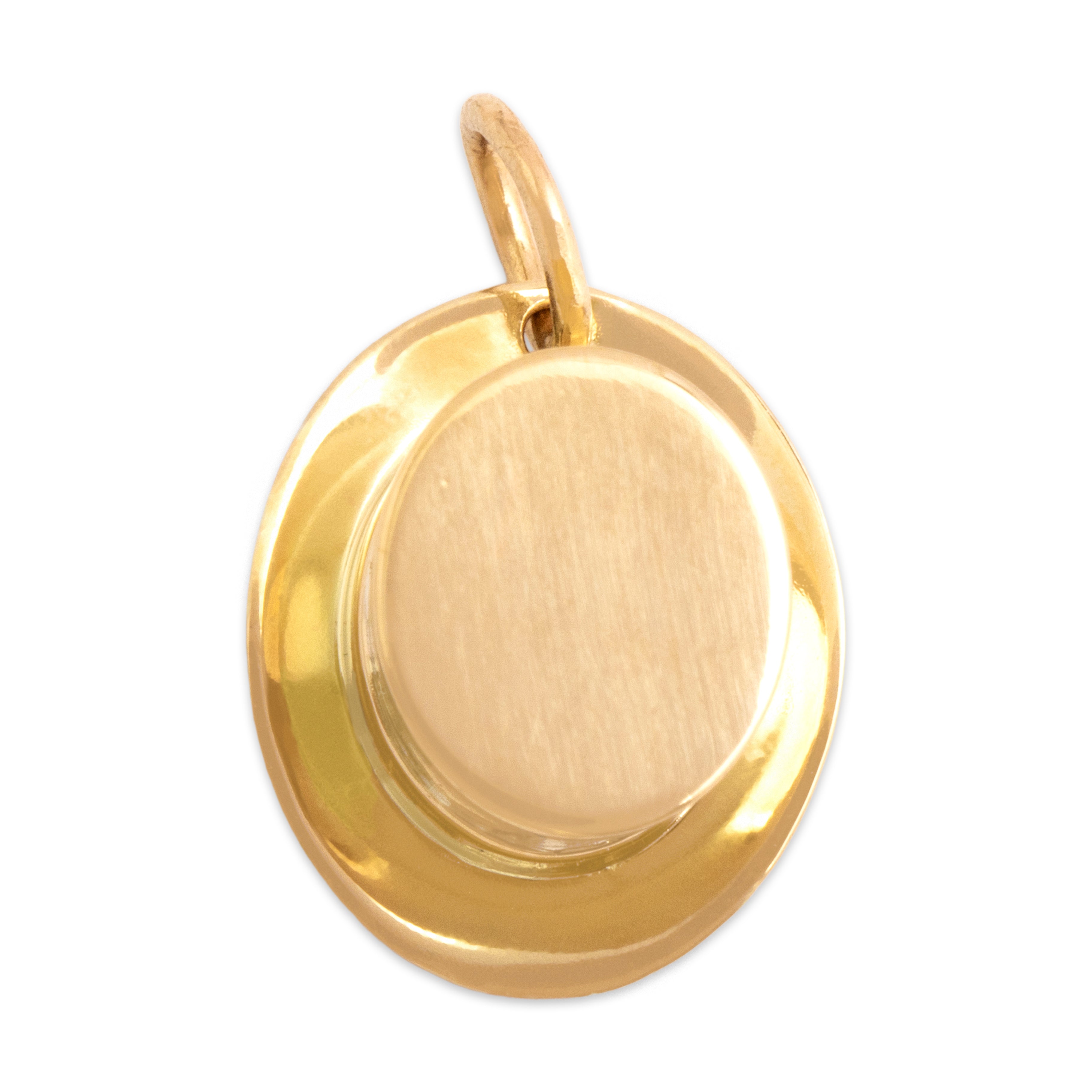 Vintage 14k Yellow Gold Gentleman's Top Hat Charm / Pendant - detail view #2