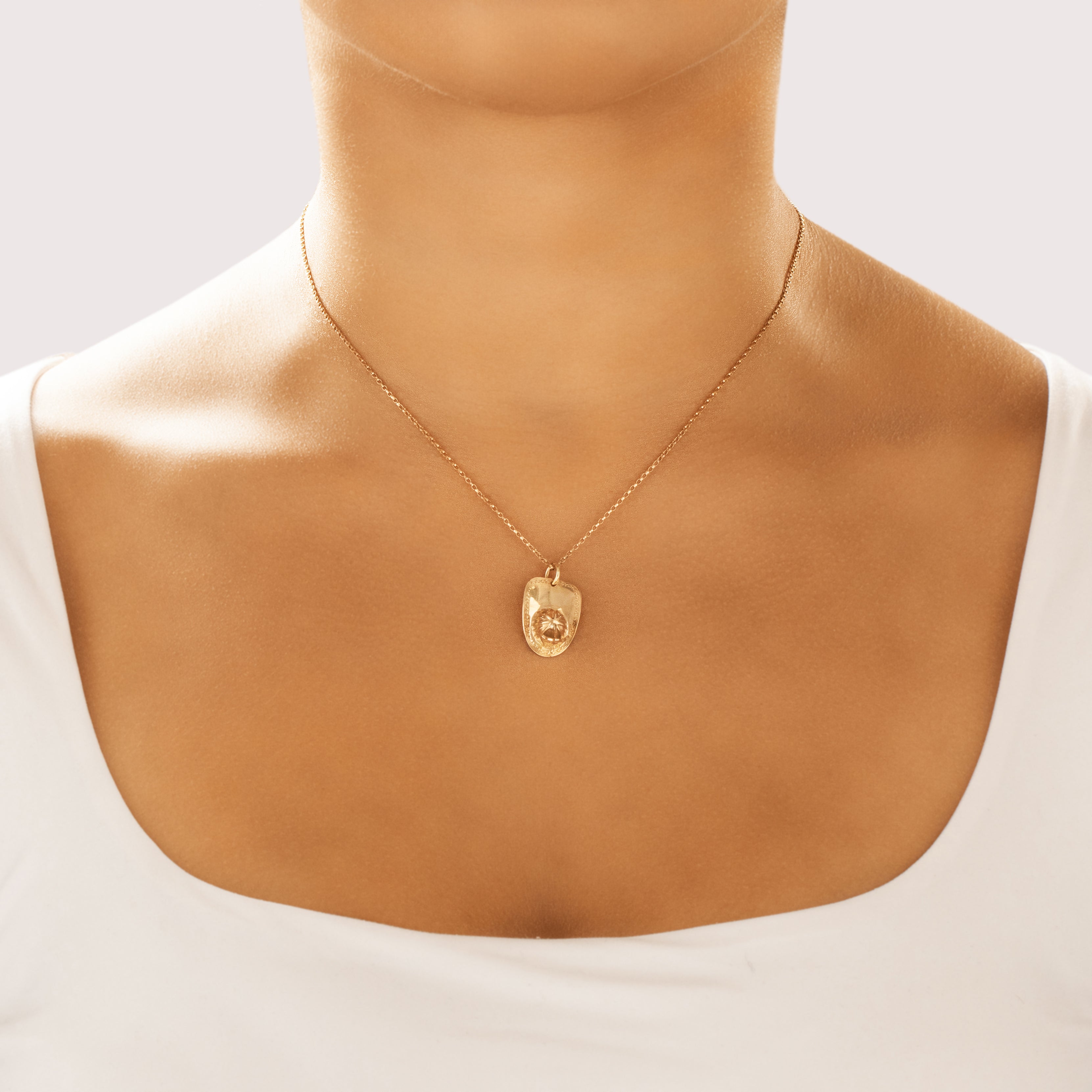 Vintage 14k Yellow Gold Brave Firefighter's Hat Charm / Pendant