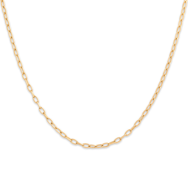 Estate 14k Yellow Gold 2.1mm Quintessential Cable Chain 20