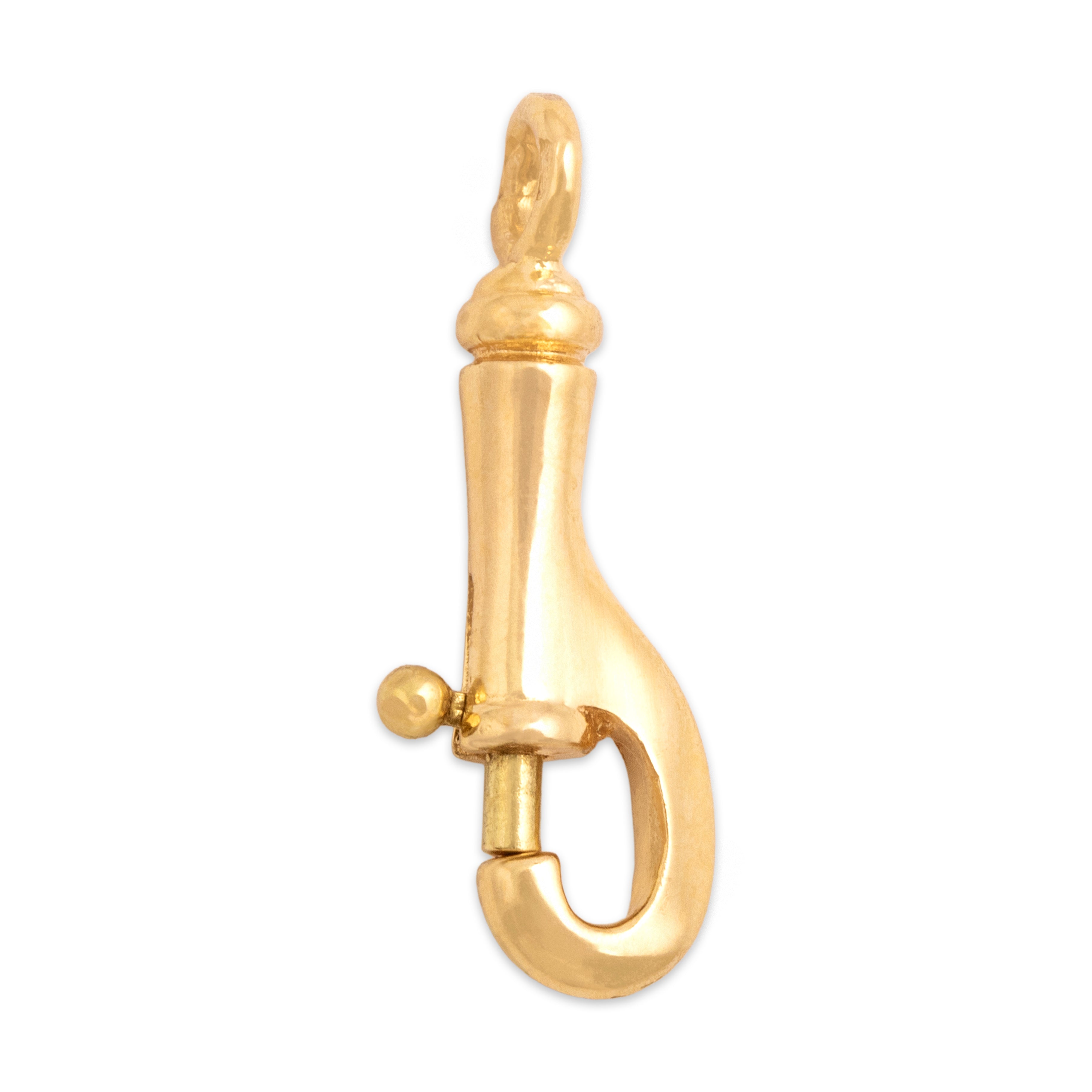 Vintage French 18k Yellow Gold Adorable Charm Clip Charm / Pendant - Overall view