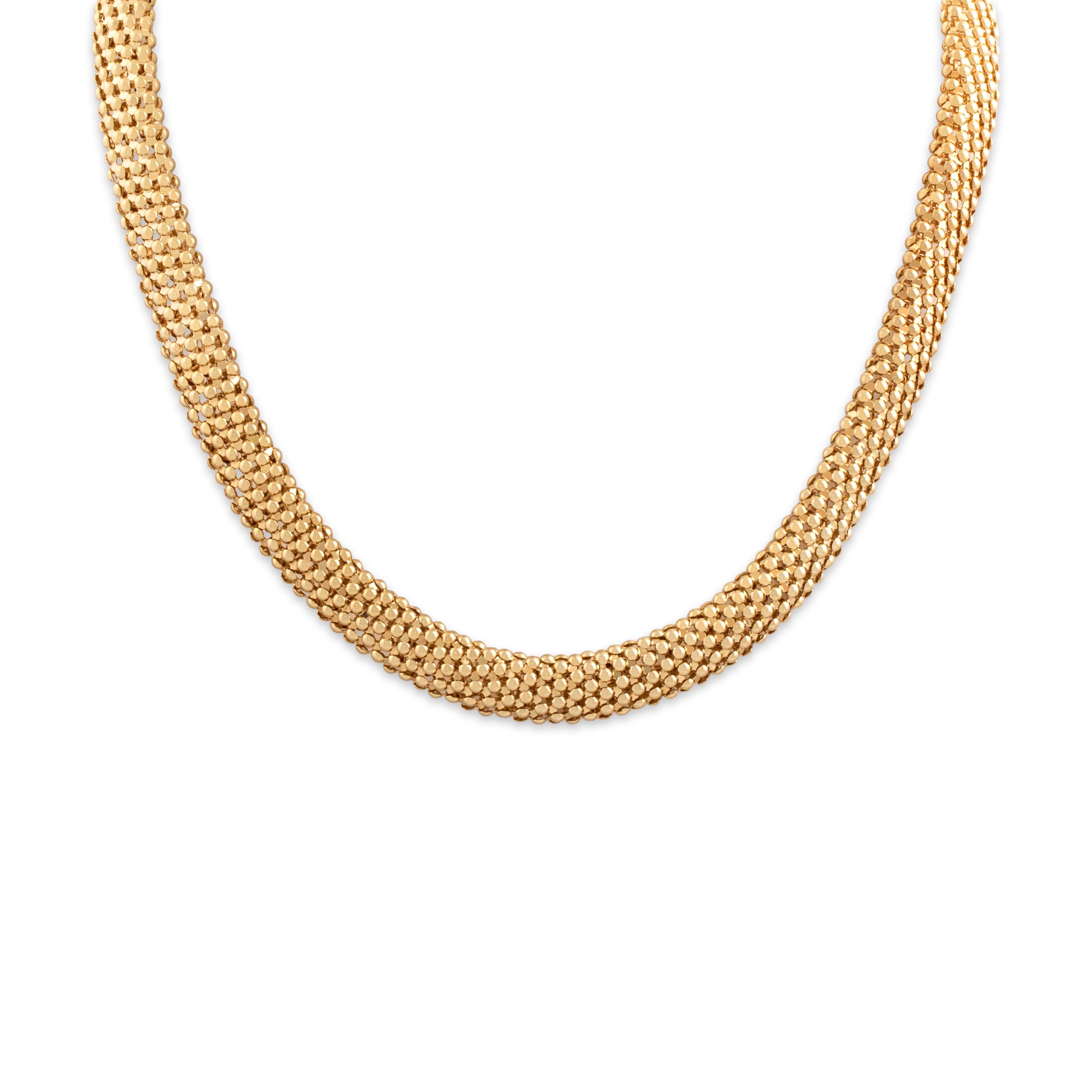 Vintage Italian 14k Yellow Gold .94cttw Blue Sapphire Diamond Dimensional Toggle Clip Collar Necklace - Close-up view