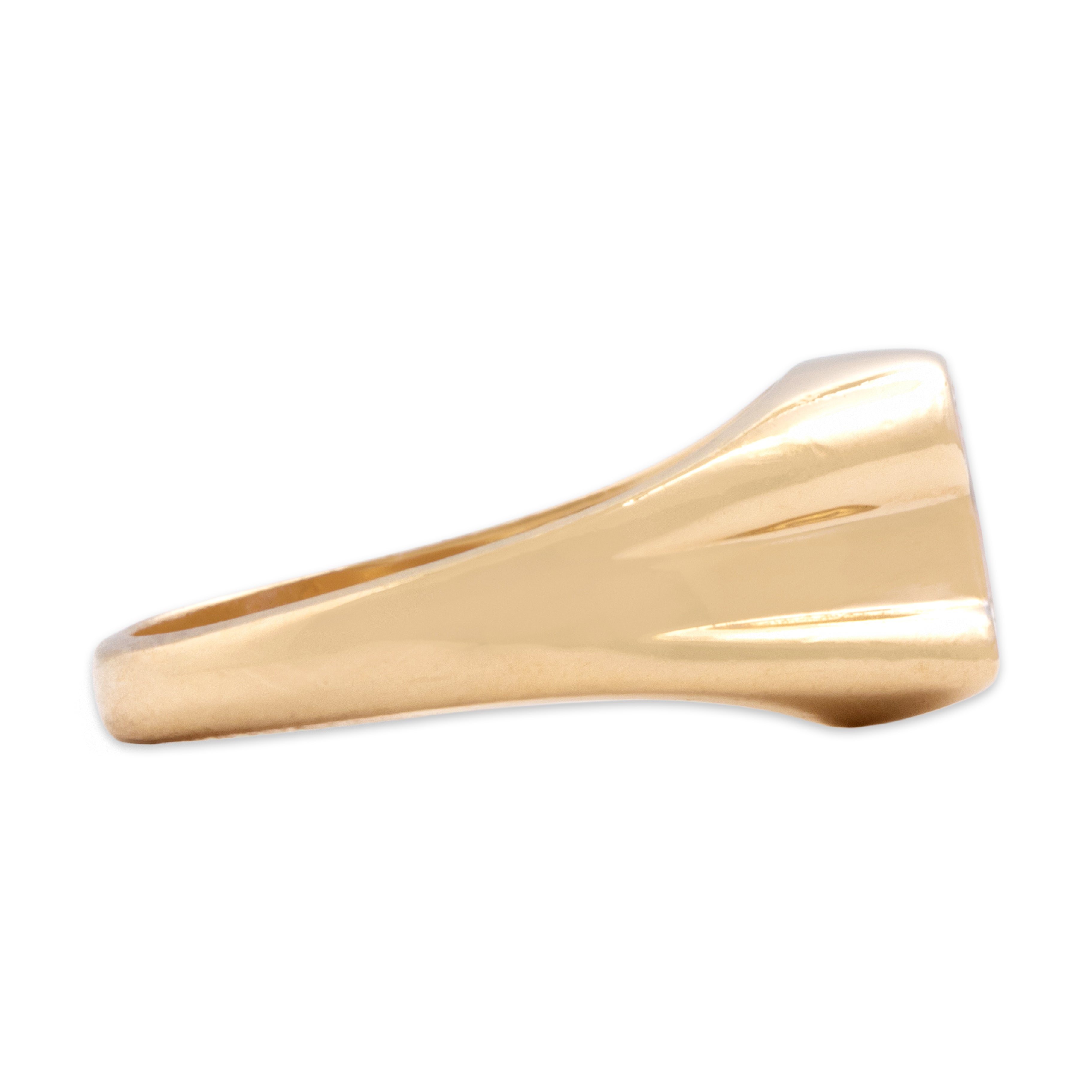Vintage 14k Yellow Gold Diamond Striking 