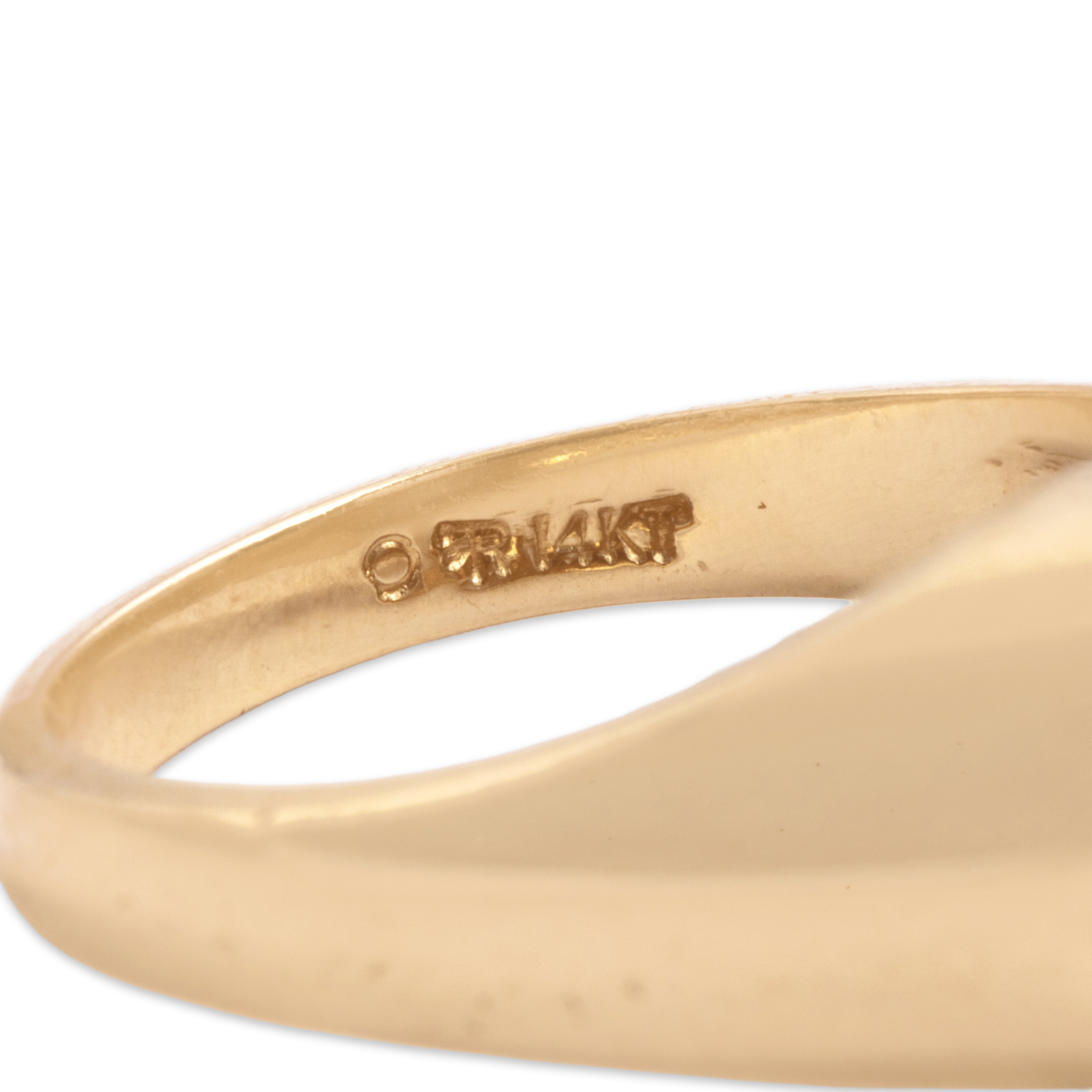 Vintage 14k Yellow Gold Diamond Striking 