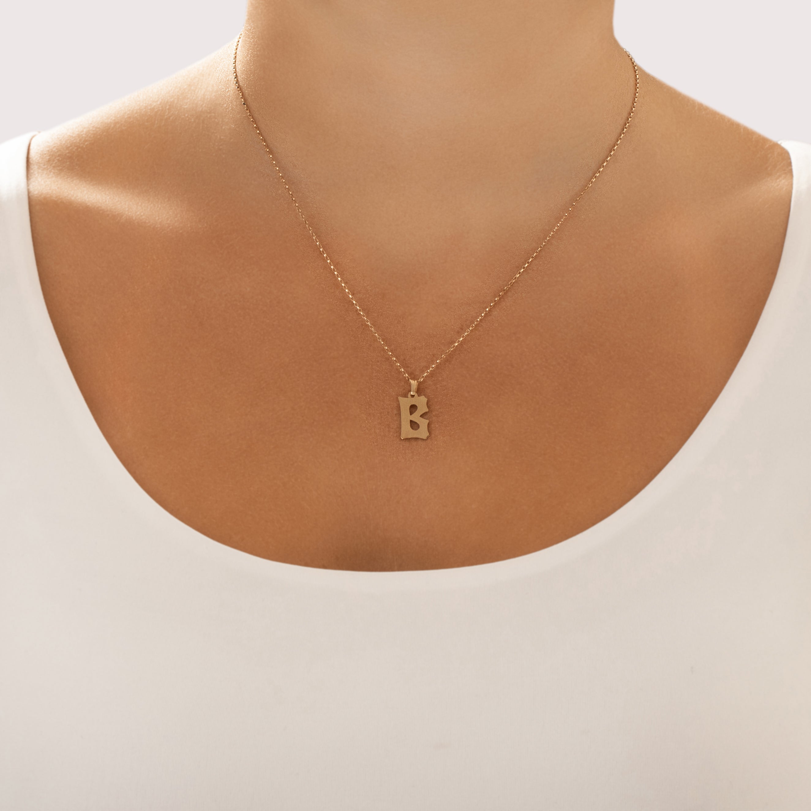 Vintage 14k Yellow Gold Brushed 