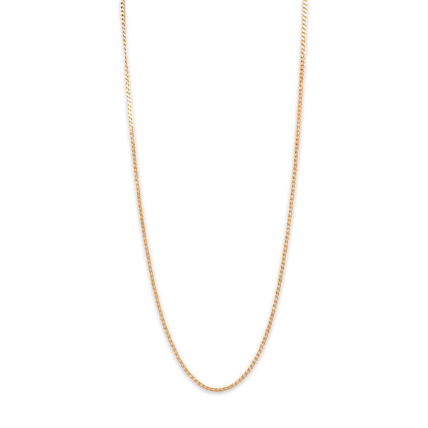 Antique Freed & Peikes 14k Yellow Gold 2.25mm Fantastic Classic Curb Chain 22.5