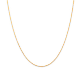 Vintage Italian 14k Yellow Gold 1mm Wonderful Wheat Adjustable Chain 22"