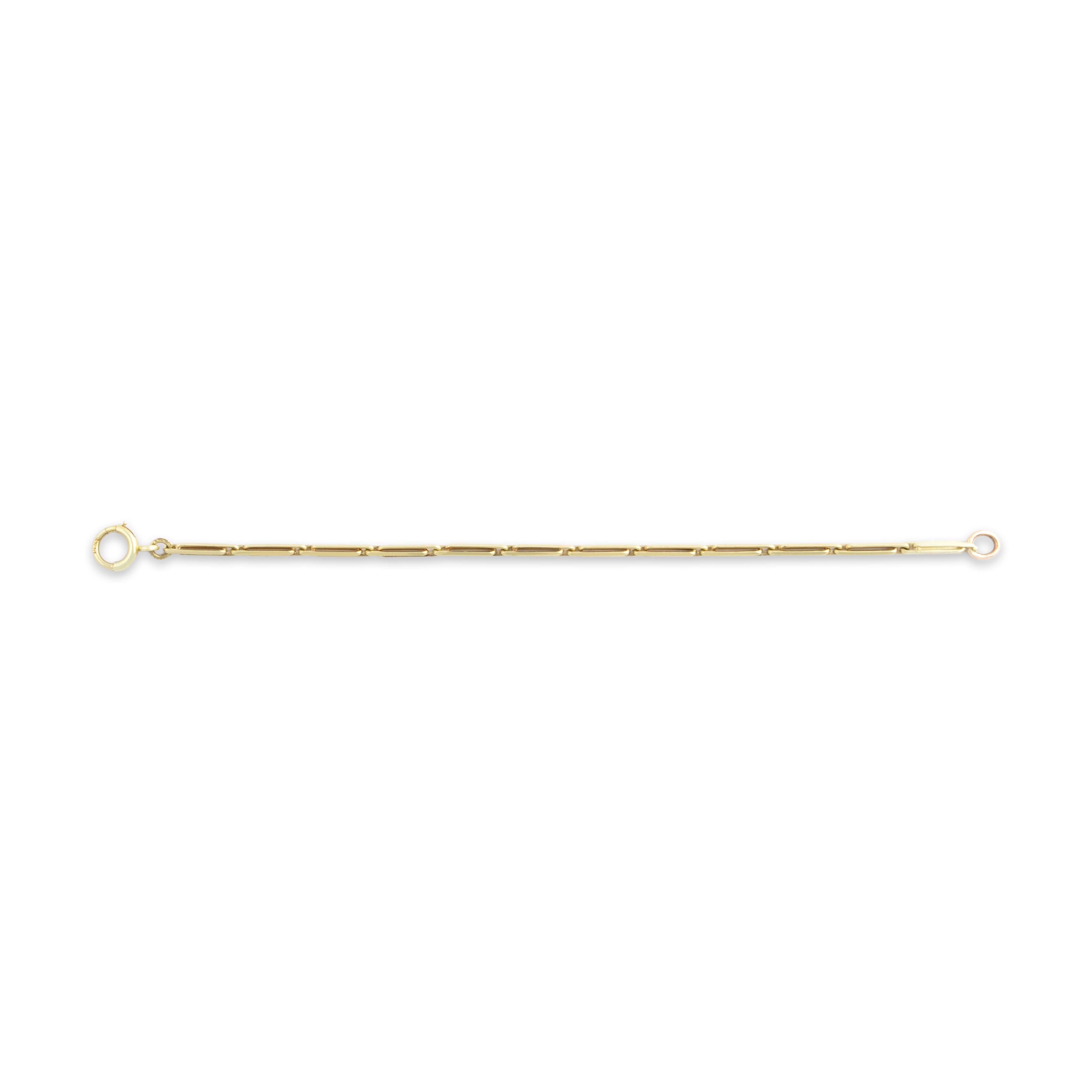 Antique Kreisler & Co. 14k Yellow & Rosy Yellow Gold Bar Link Bracelet 6.25
