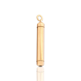 Antique Victorian Fairchild 14k Rosy Yellow Gold Telescoping Pencil Pendant