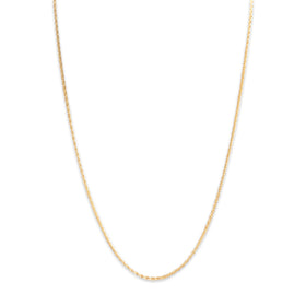 Vintage 14k Yellow Gold 1.6mm Classic Wheat Chain 18"