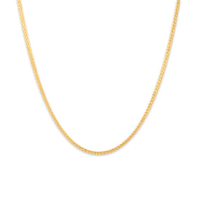 Vintage Italian 14k Yellow Gold 1.4mm Everyday Flexible Franco Chain 24.25"