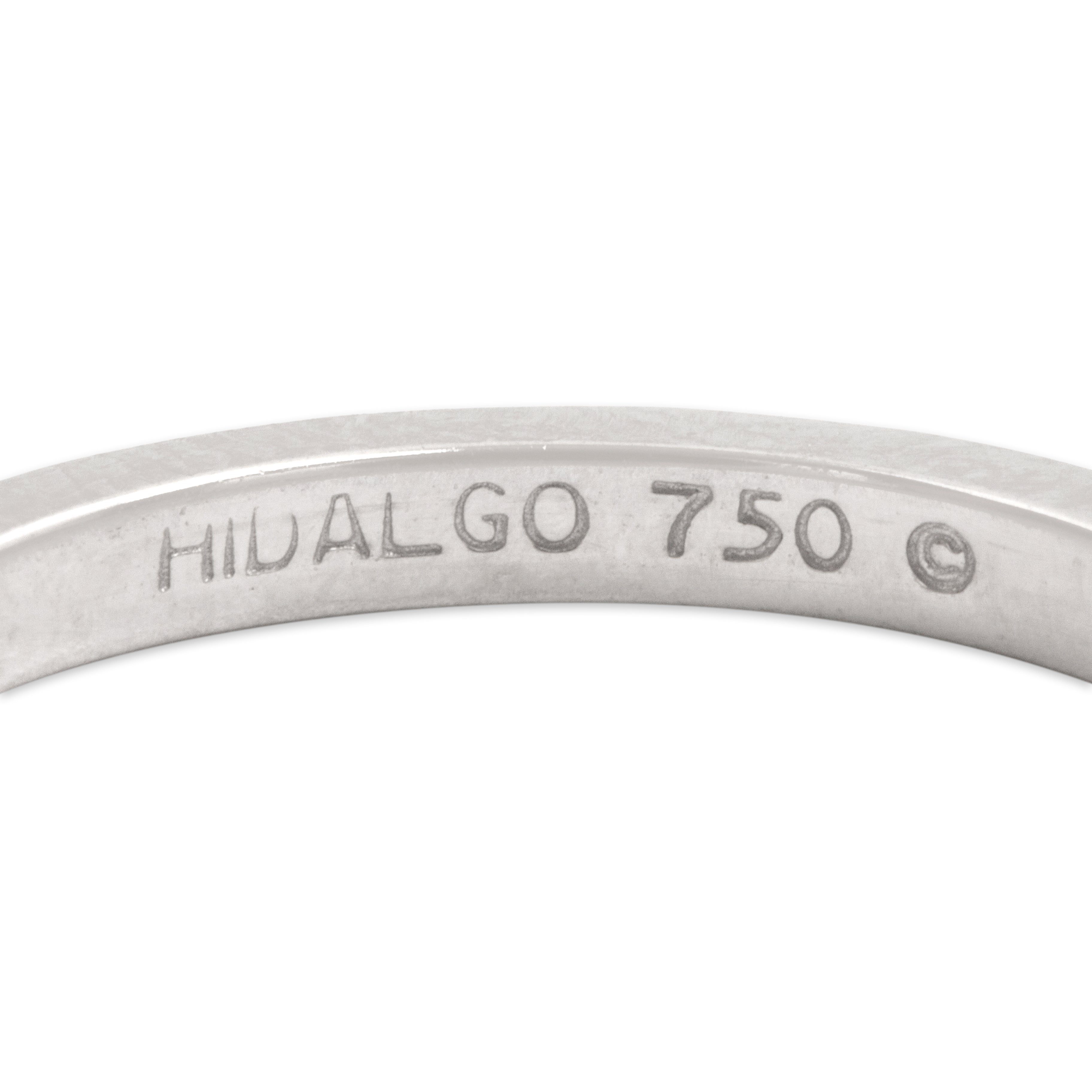 Vintage Hidalgo 18k White Gold Modular Stacking Enamel Band Ring -
Hallmark view