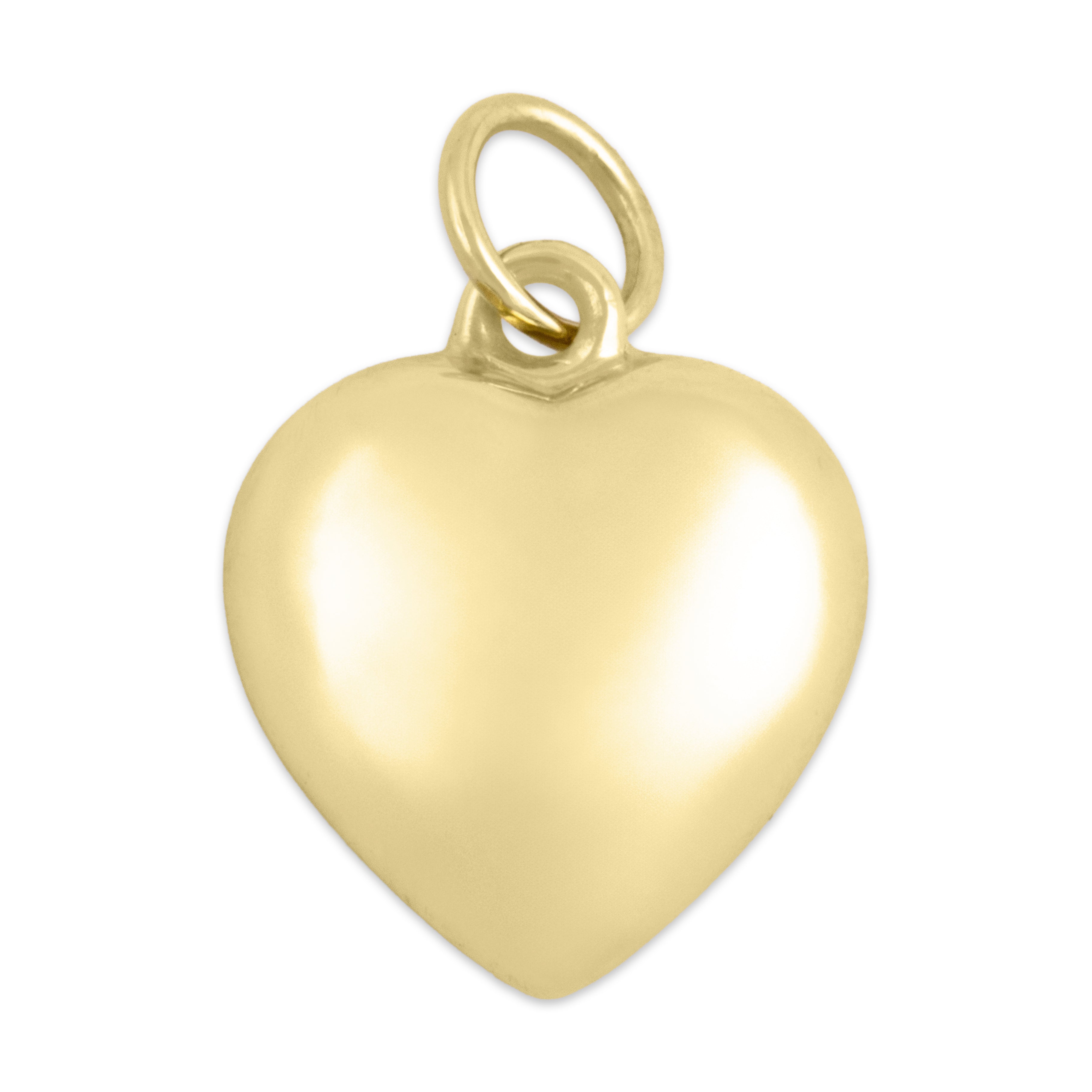 Vintage Small 14k Yellow Gold Adorable Heart Charm / Pendant