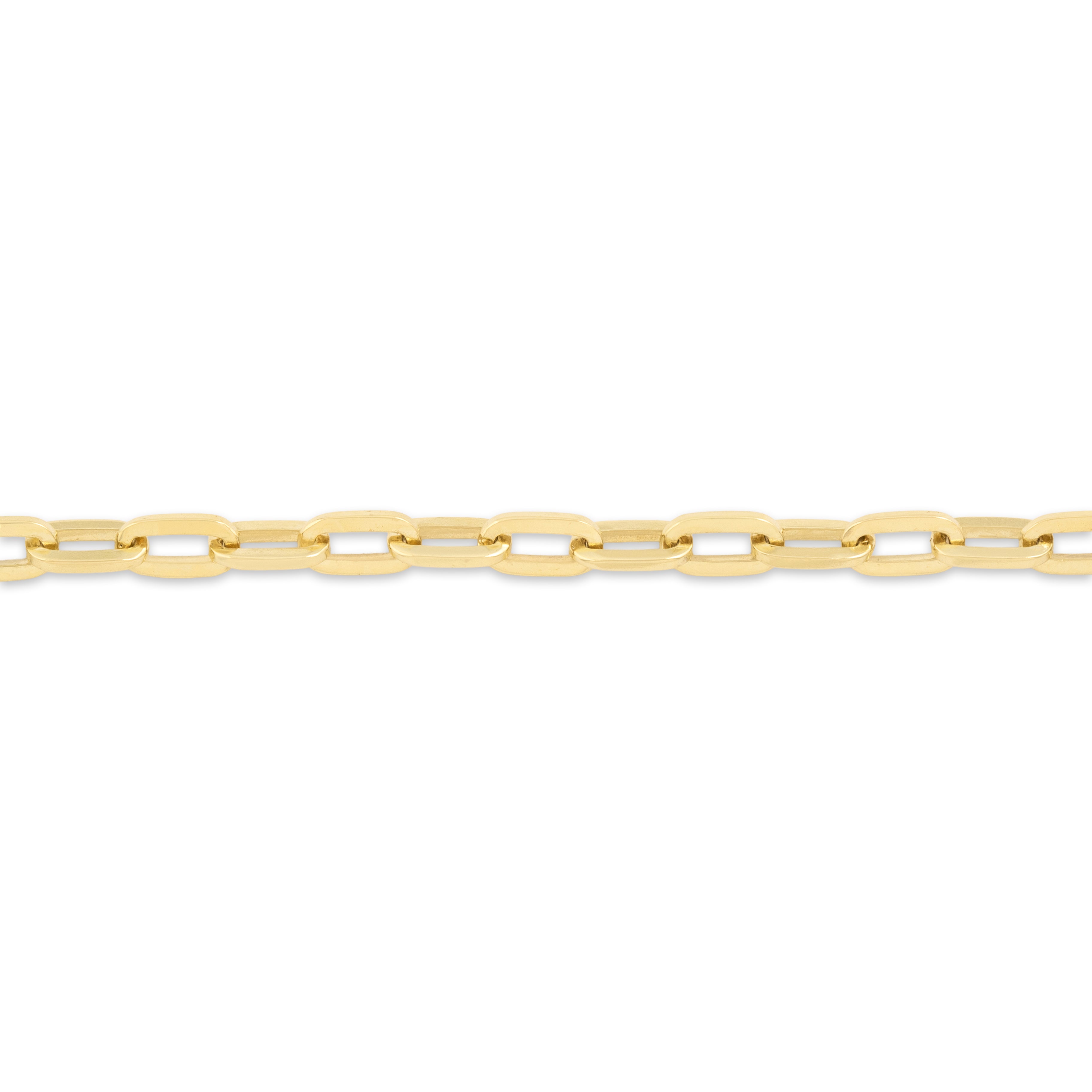 Vintage 14k Yellow Gold Stackable Cable Chain Bracelet - detail view #1