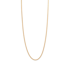 Vintage Giovanni Balestra & Figli Italian 18k Yellow Gold 2mm Curb Chain 24.25"