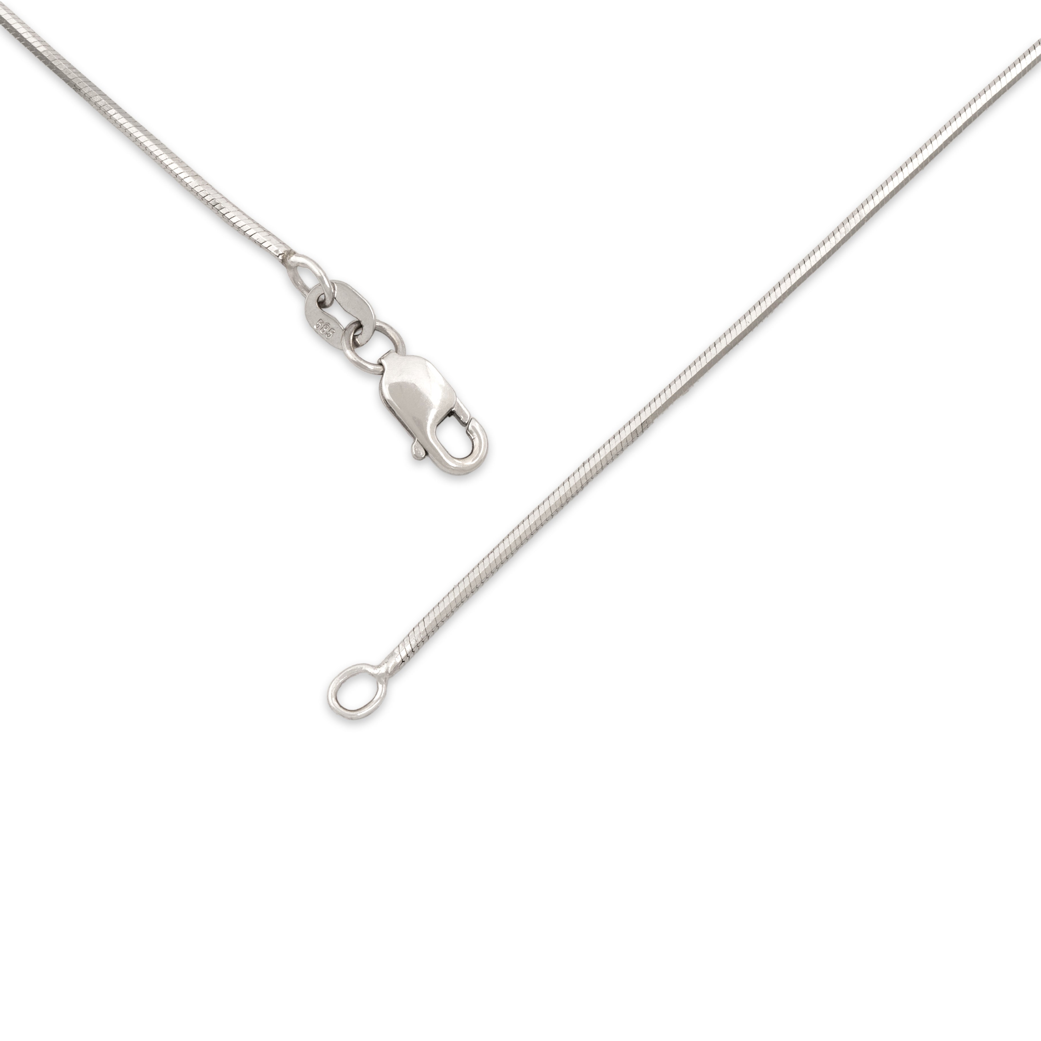 Vintage 14k White Gold .54cttw Diamond Brilliant Chandelier Dangle Necklace - clasp view