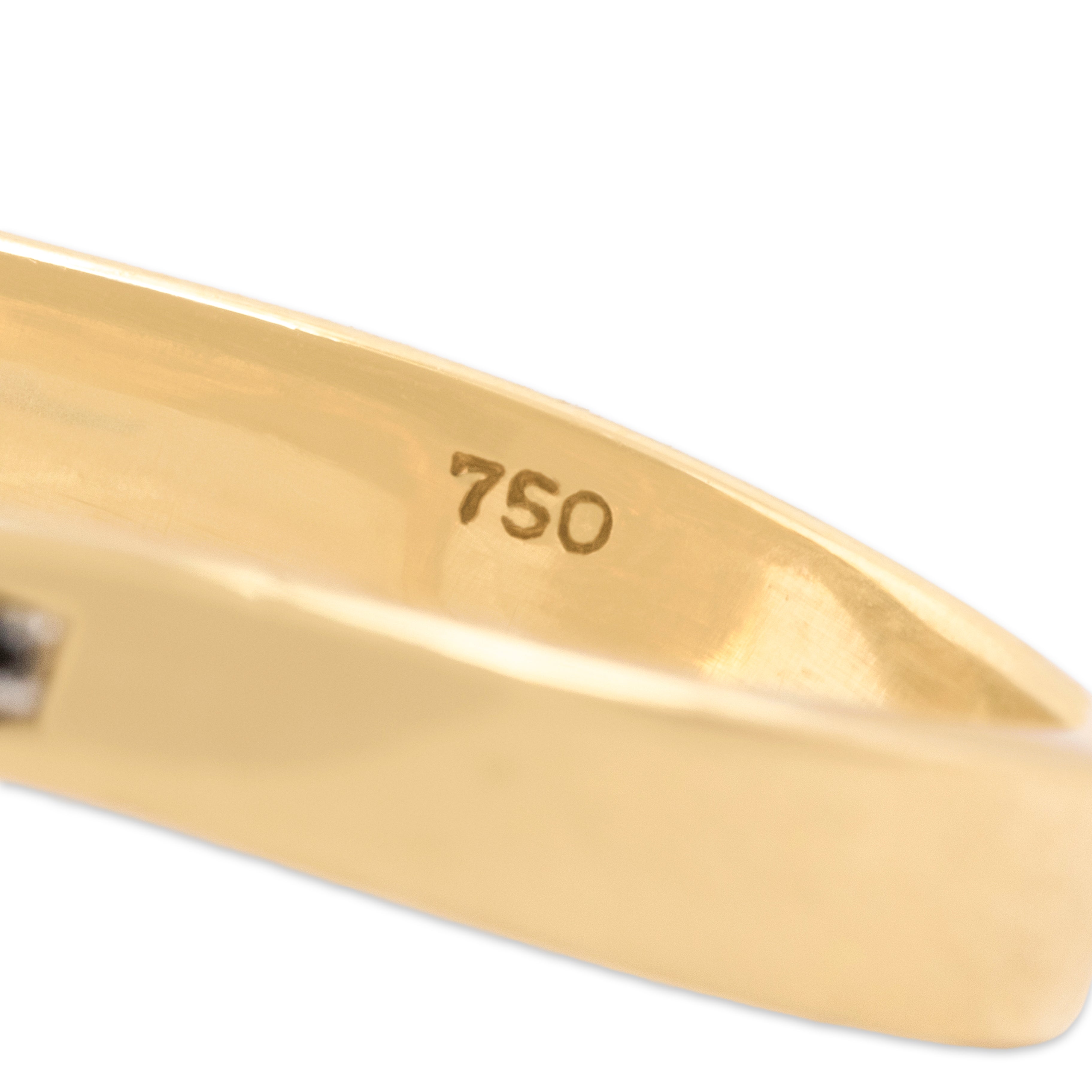 Vintage Diamond Asymmetric Streamline Statement Cocktail Ring - Hallmark view