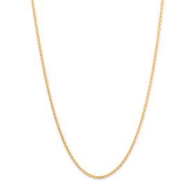 Vintage Italian 14k Yellow Gold 1.5mm Classic Long Wheat Chain 30.25"