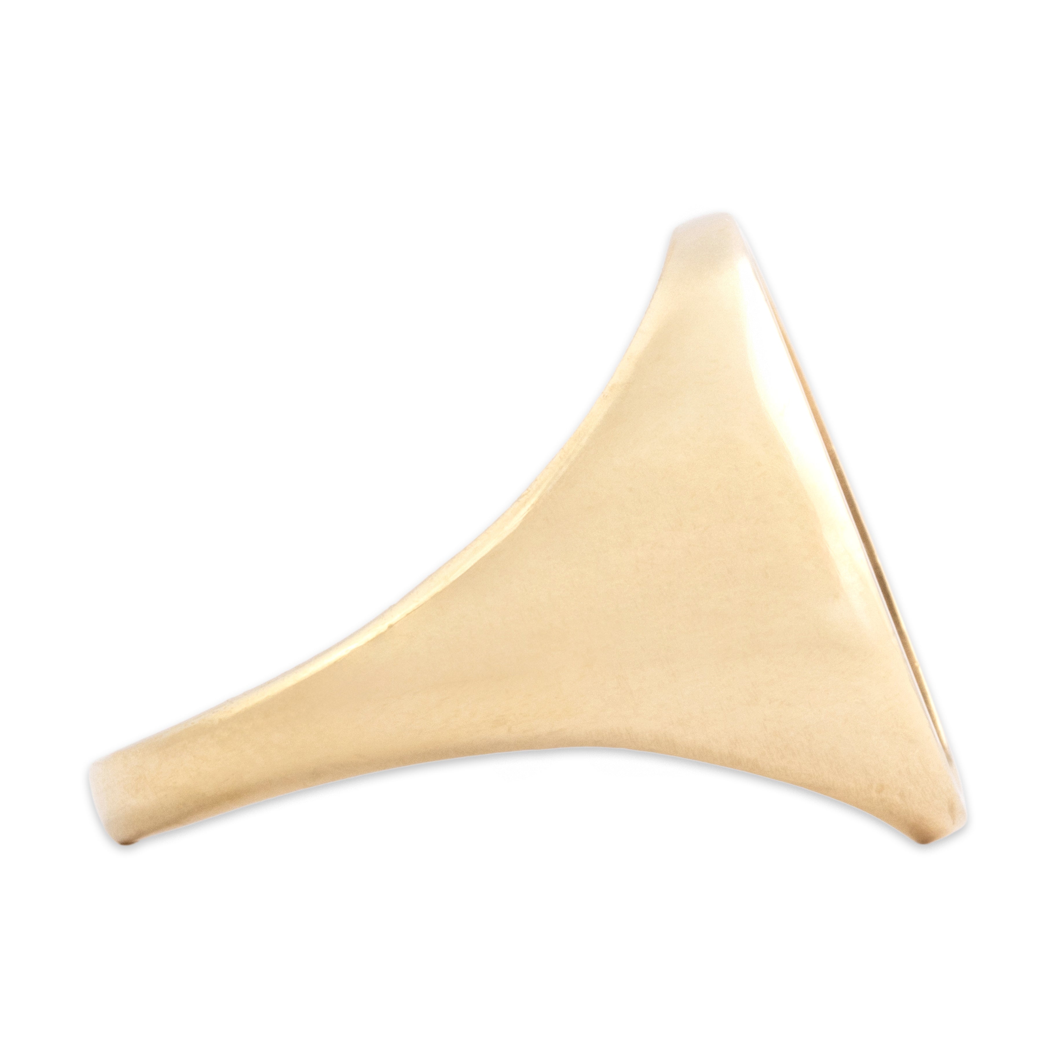 Vintage 14k Yellow Gold Scrolling Monogram 