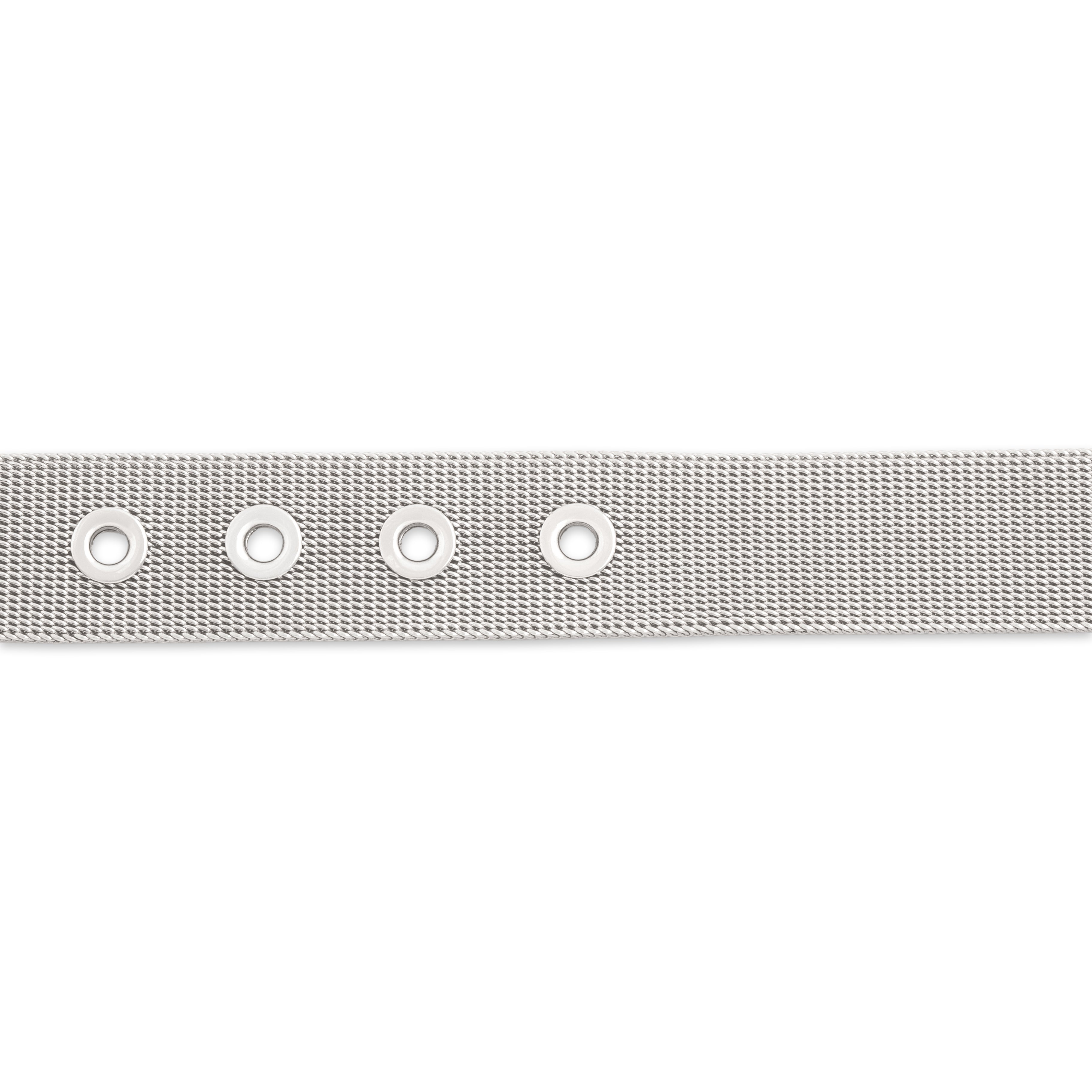 Vintage 18k White Gold Diamond Fabulous Mesh Belt Buckle Bracelet - detail view #2
