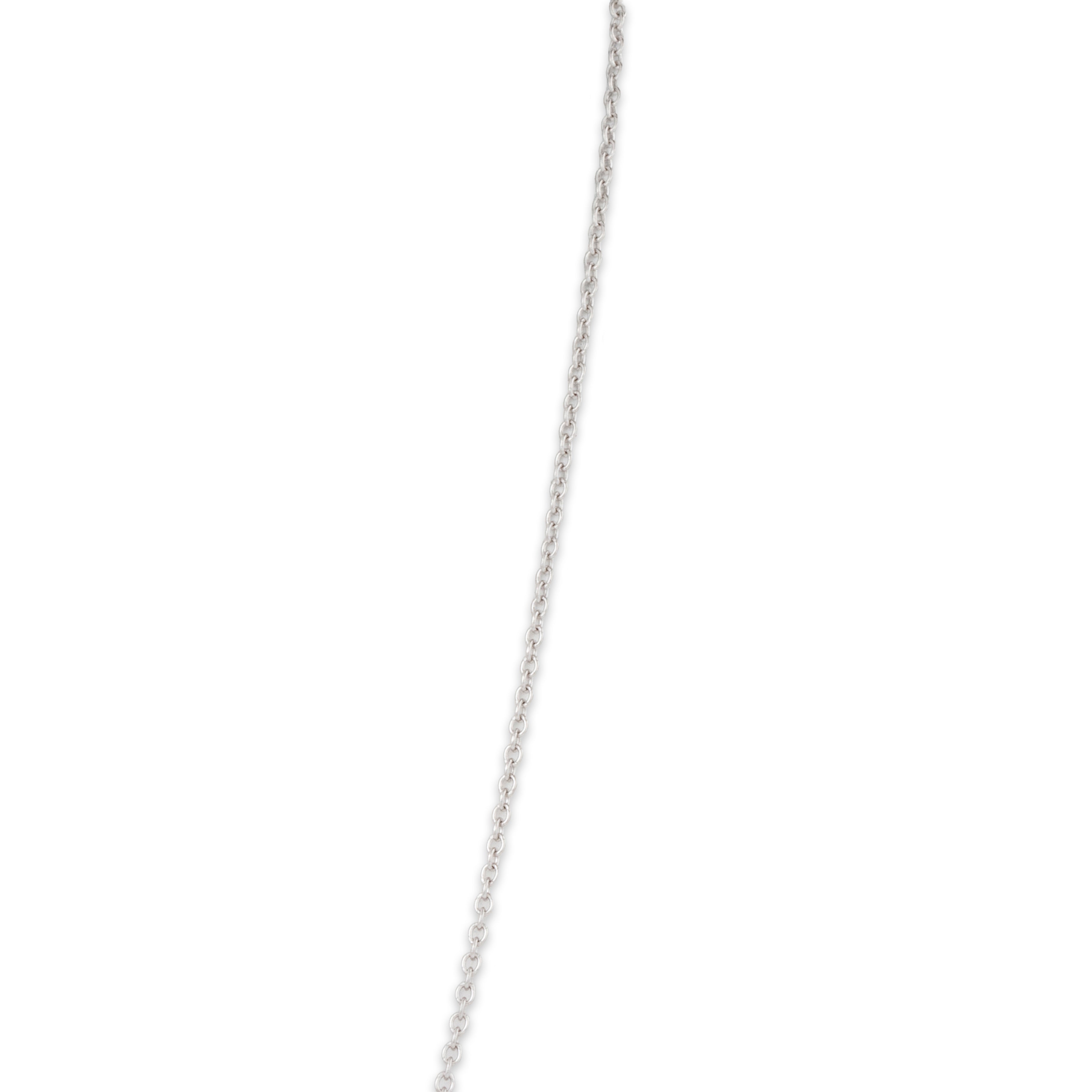 14k White Gold Cable 1mm Chain 16-18
