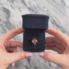 Vintage 14k Yellow Gold .88cttw Ruby Tall Flowing Cascade Ring - Video showing the piece