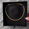 Vintage Italian 14k Yellow Gold Snake Chain Statement Necklace - Video showing the piece