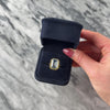 Vintage 18k Yellow Gold 5.42ct Synthetic Spinel Bold Framed Flared Shank Cocktail Ring - Video showing the piece